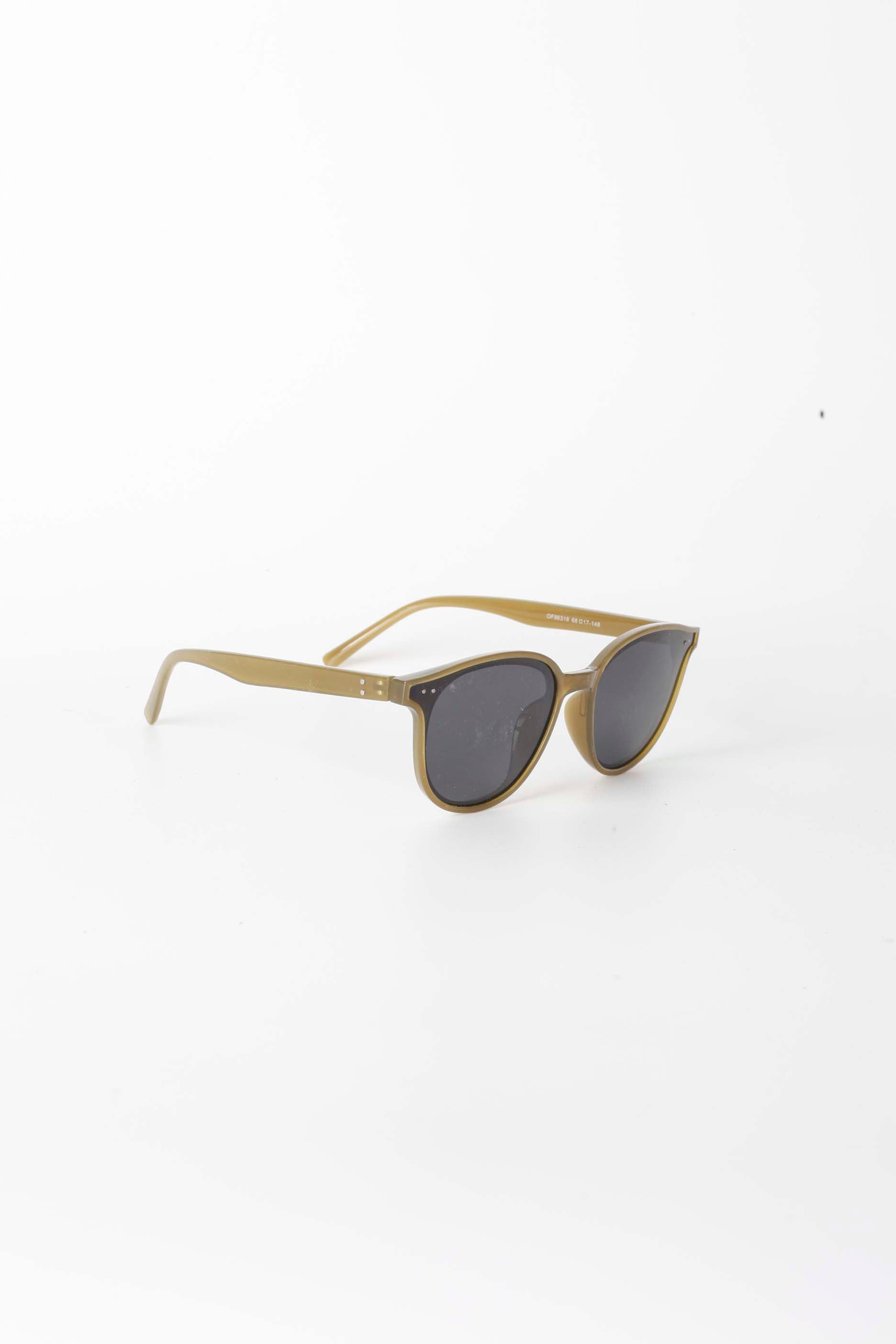 Khaki Green Retro Sunglasses