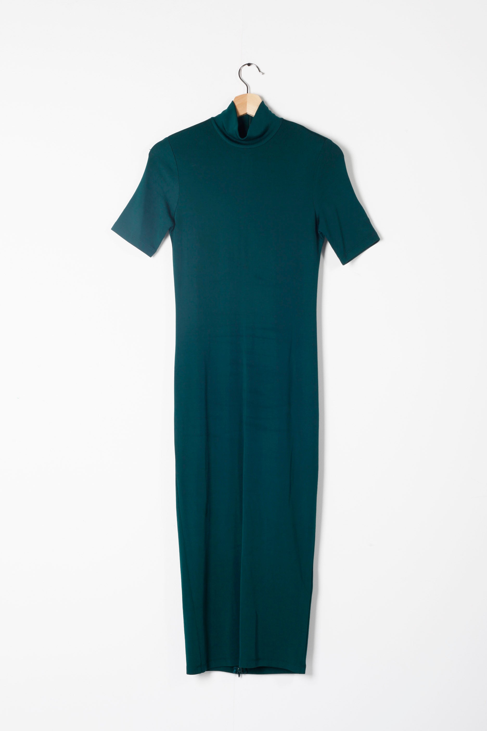 Green Body-Con Midi Dress (Eu36)