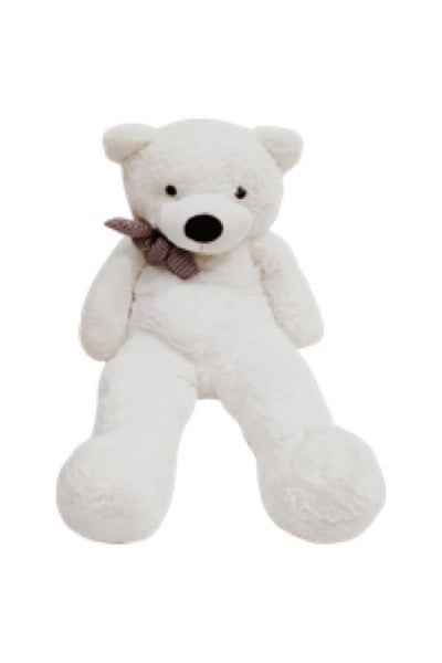 Giant White Stuffed Teddy Bear - 160cm