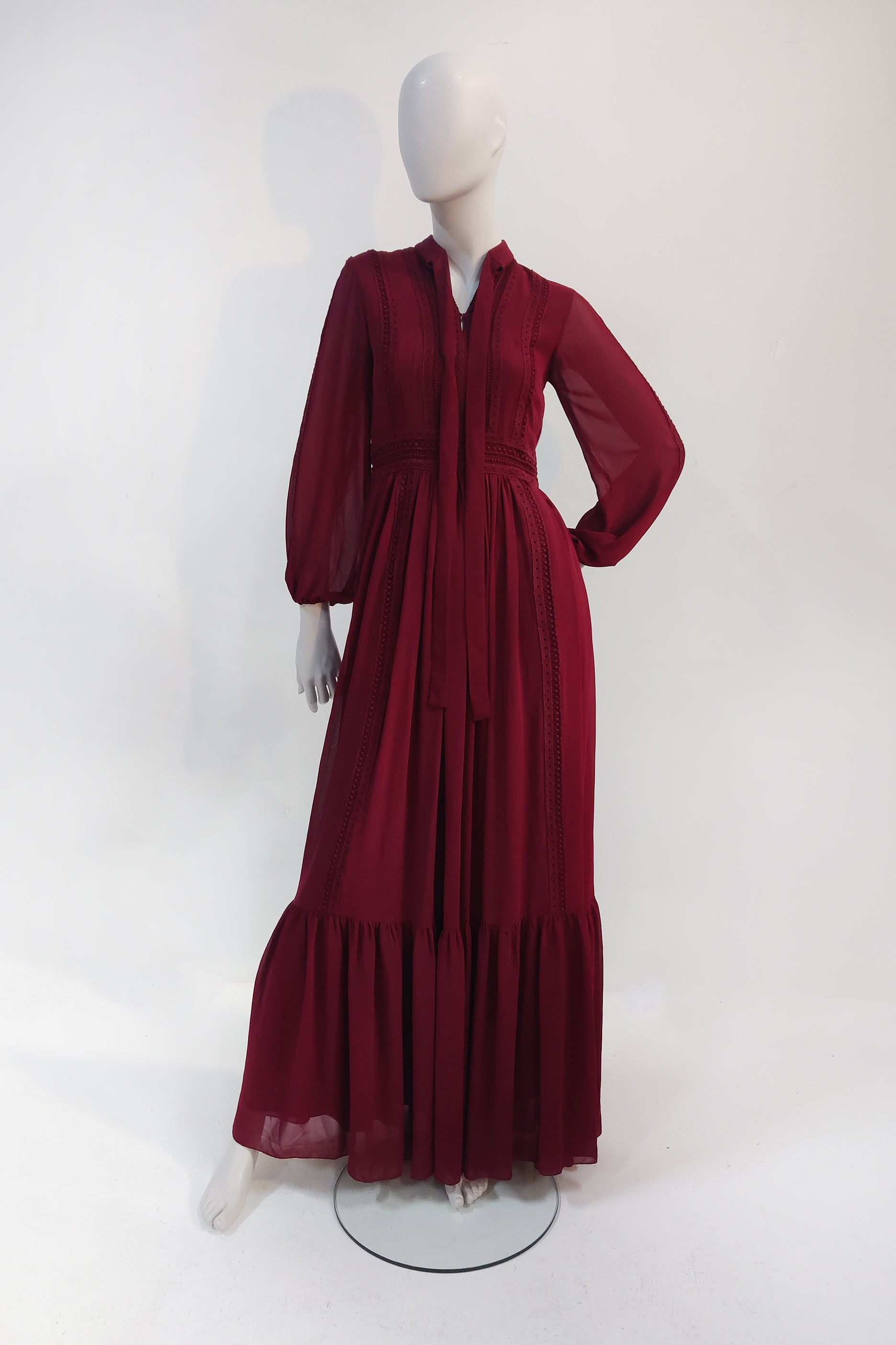 Floor-length Red Dress (Medium)