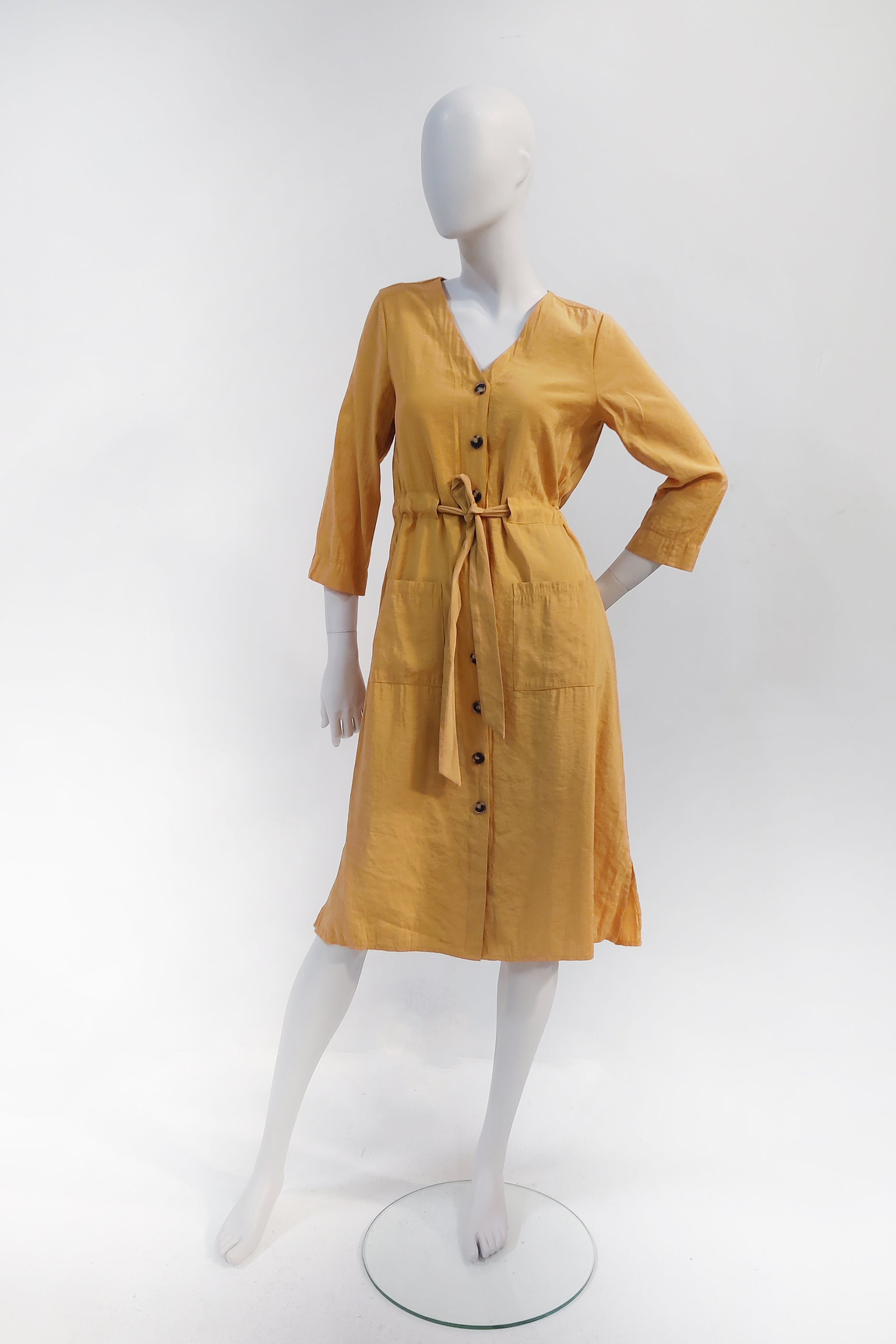 Mustard Yellow Shirt Dress (Eu38)