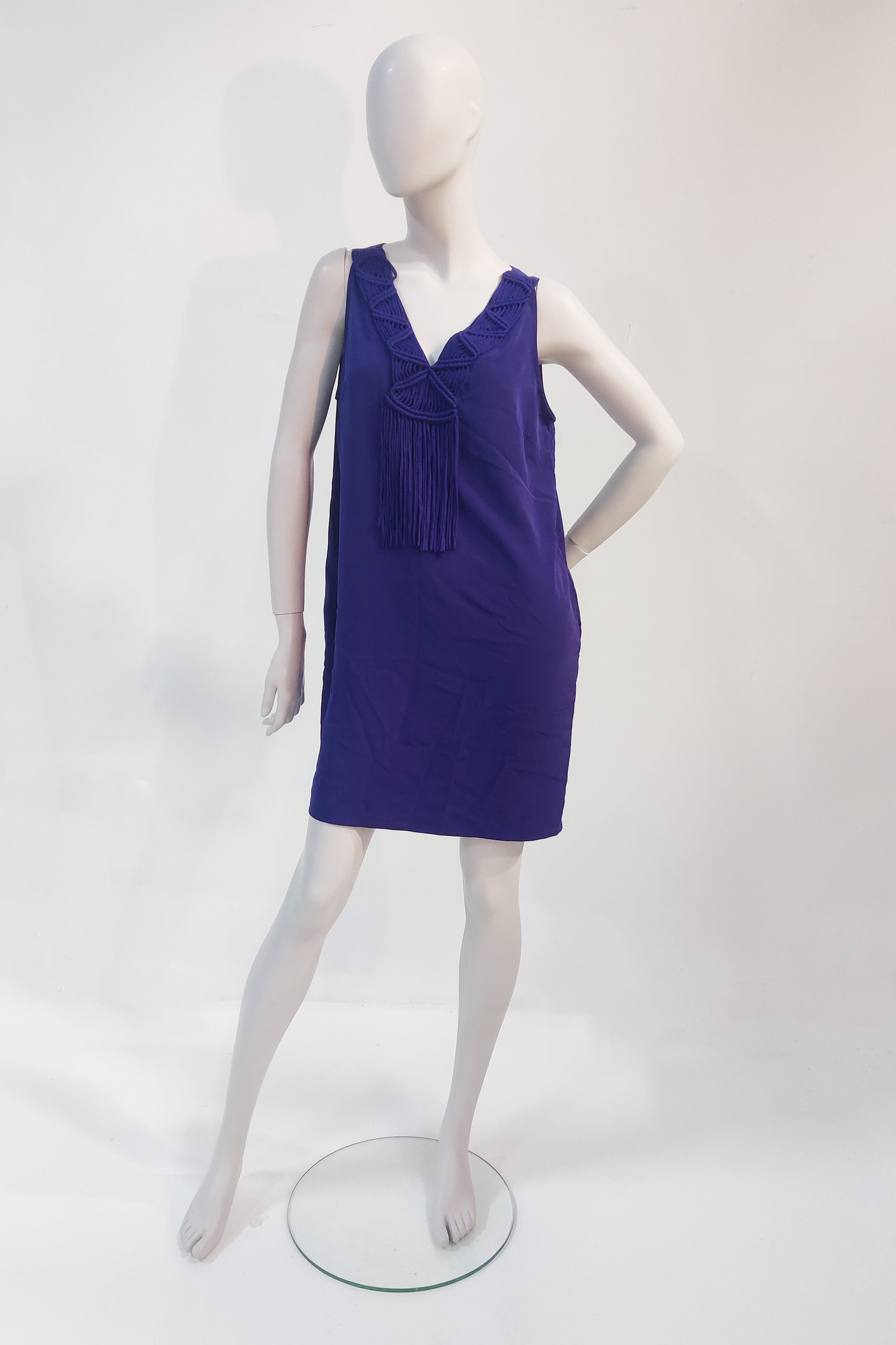 Zara Sleeveless Purple Dress (L)