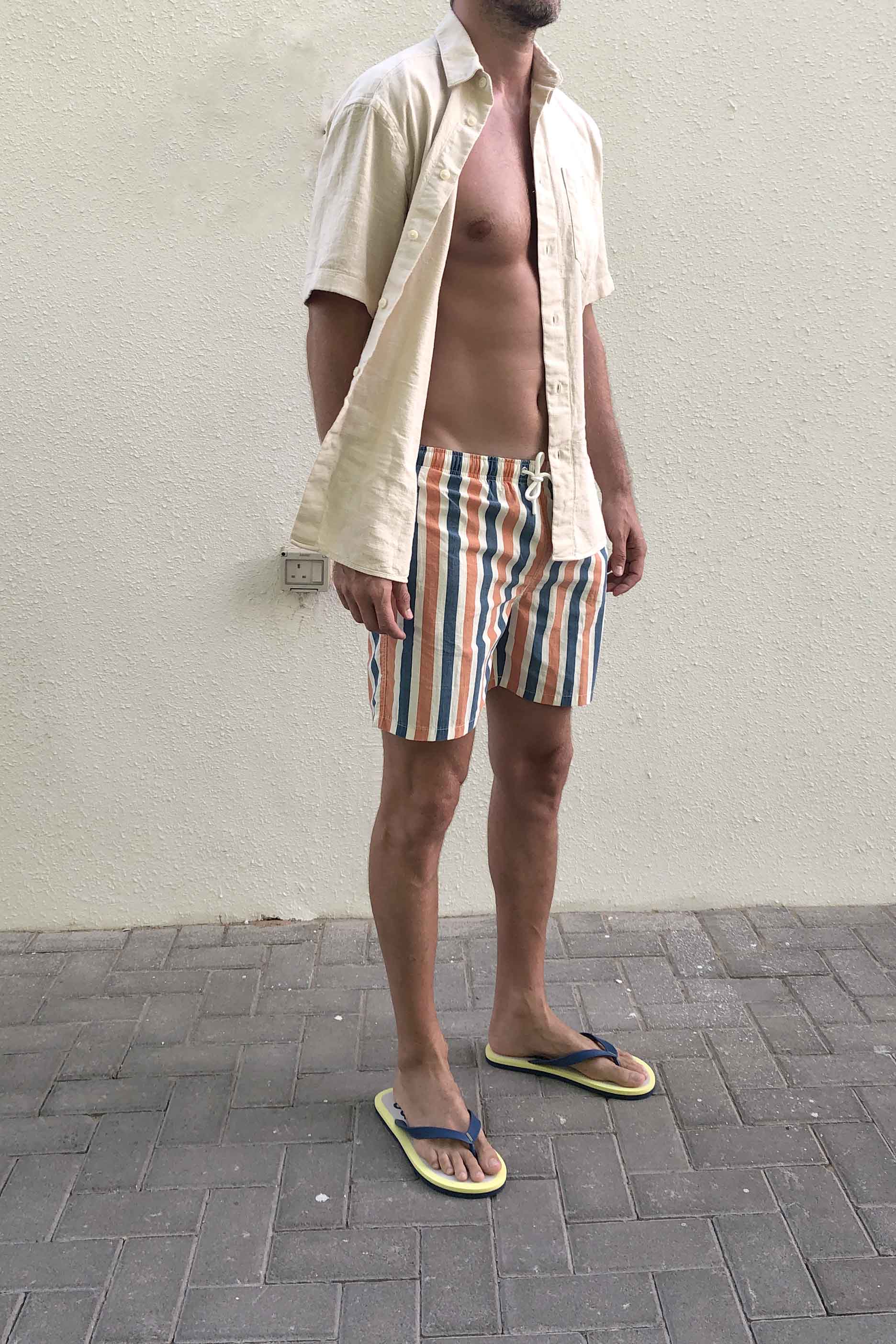 Stripe Swim Shorts (Medium)
