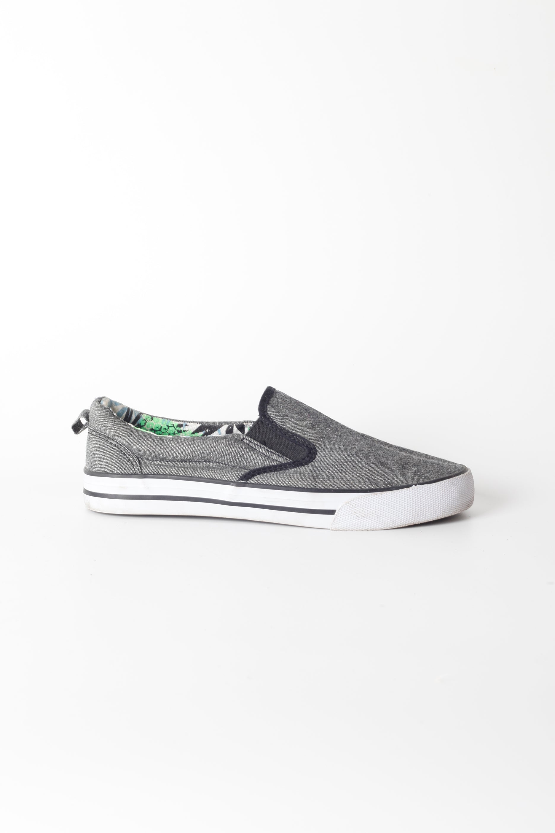 Kids Grey Slip On Sneaker