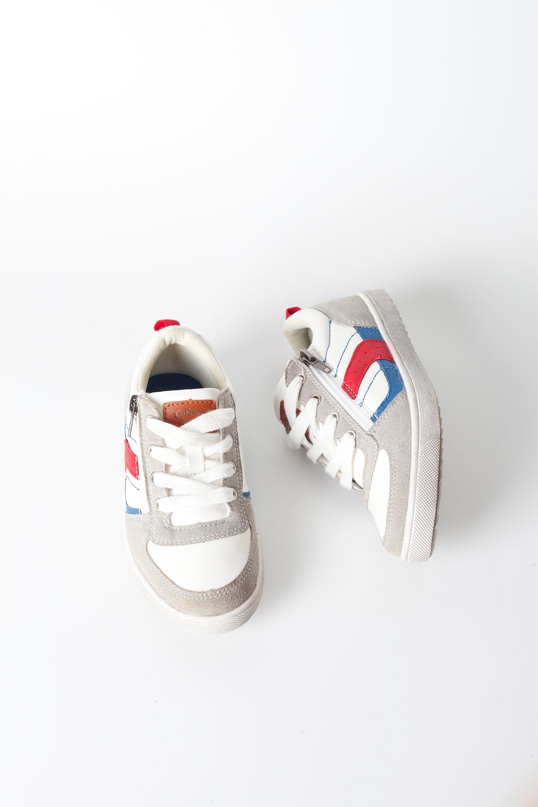 Kids Retro Sneaker with Zip Detail