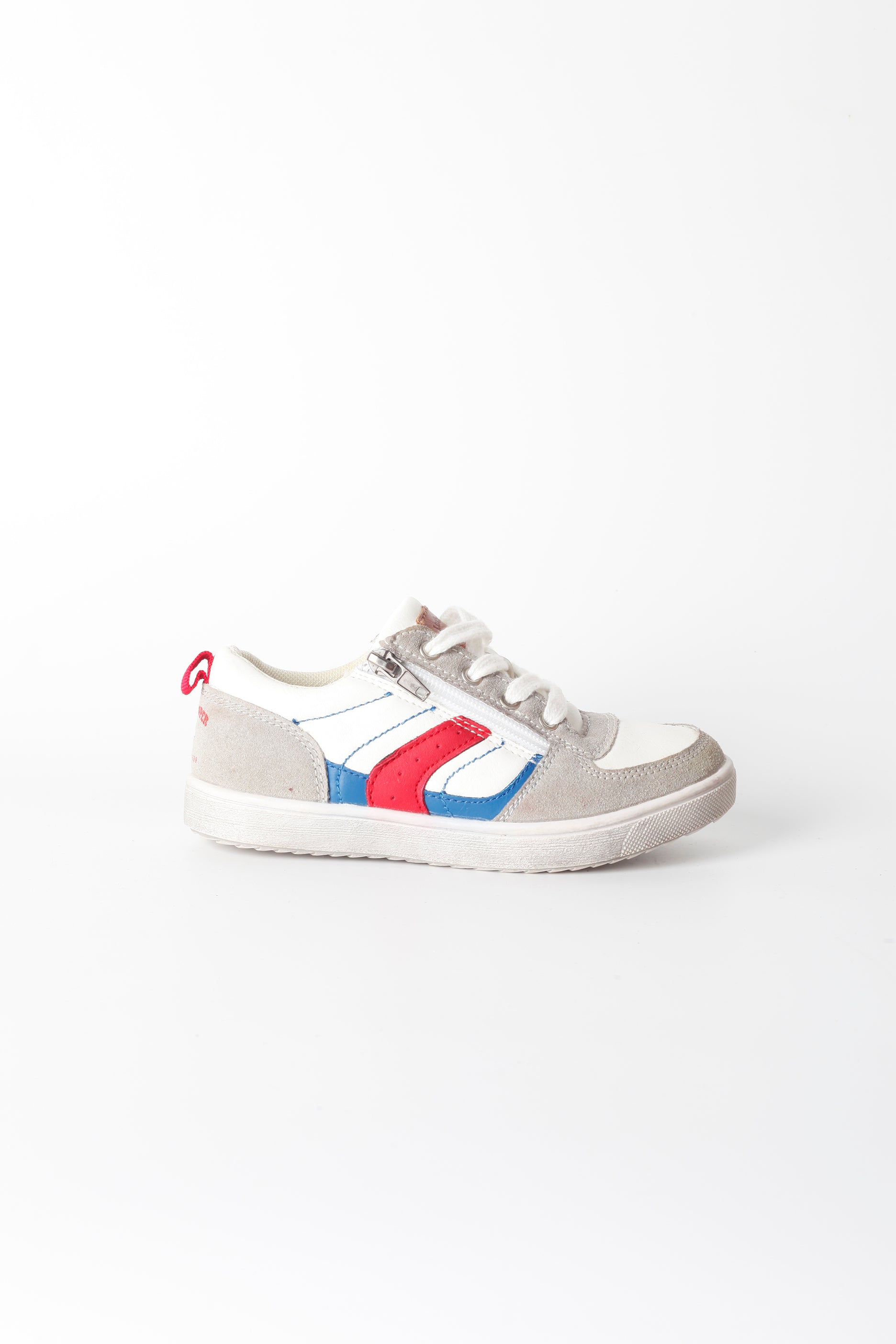 Kids Retro Sneaker with Zip Detail