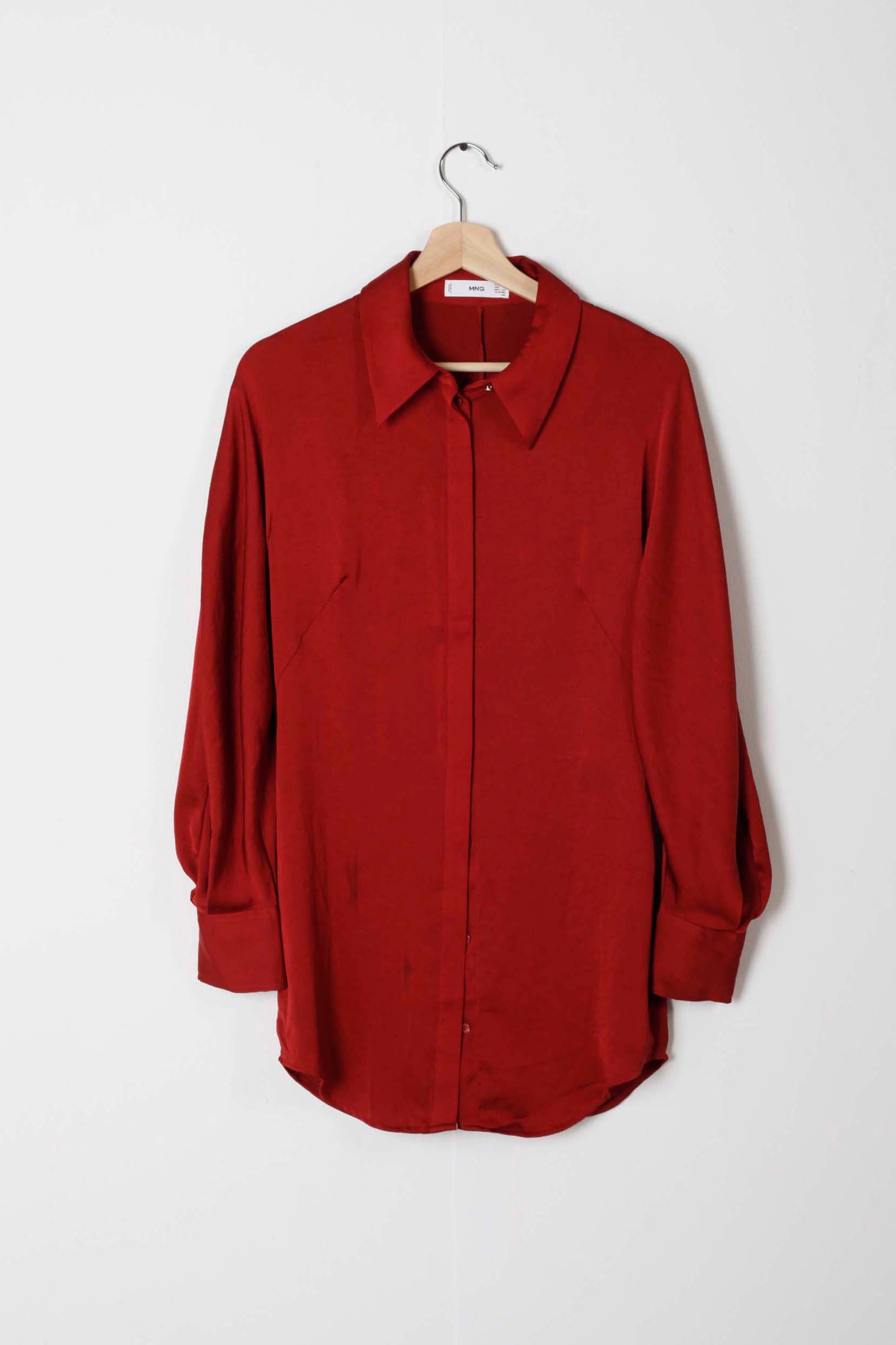 Red Loose-Fit Shirt