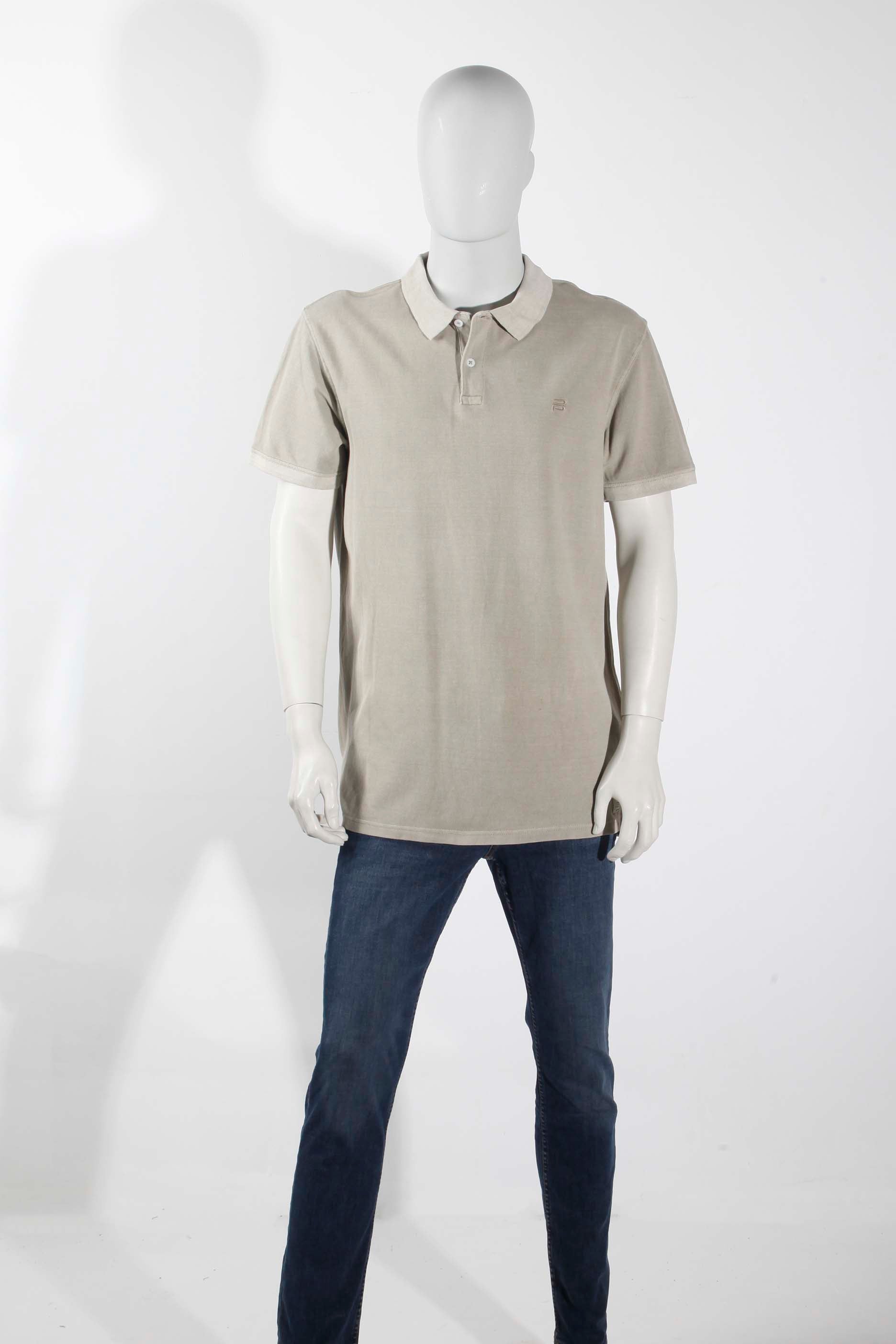Mens Grey Polo Shirt (XLarge)