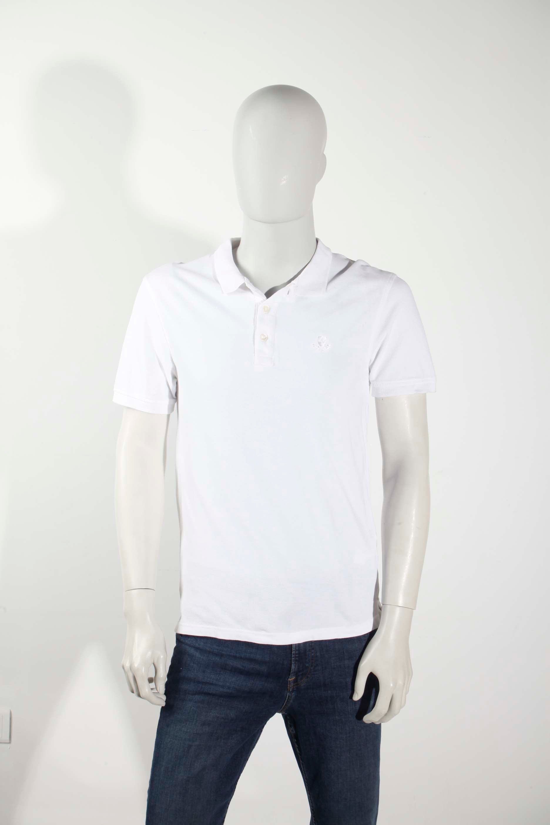 Mens White Polo Shirt (small)