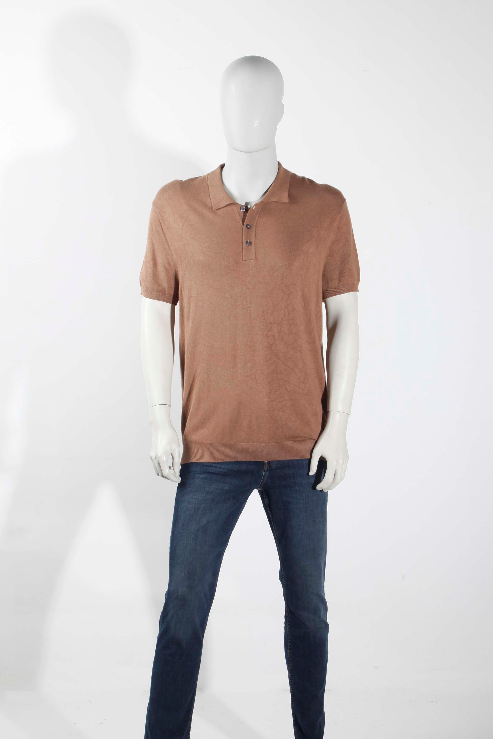 Mens Brown Polo Shirt (XLarge)