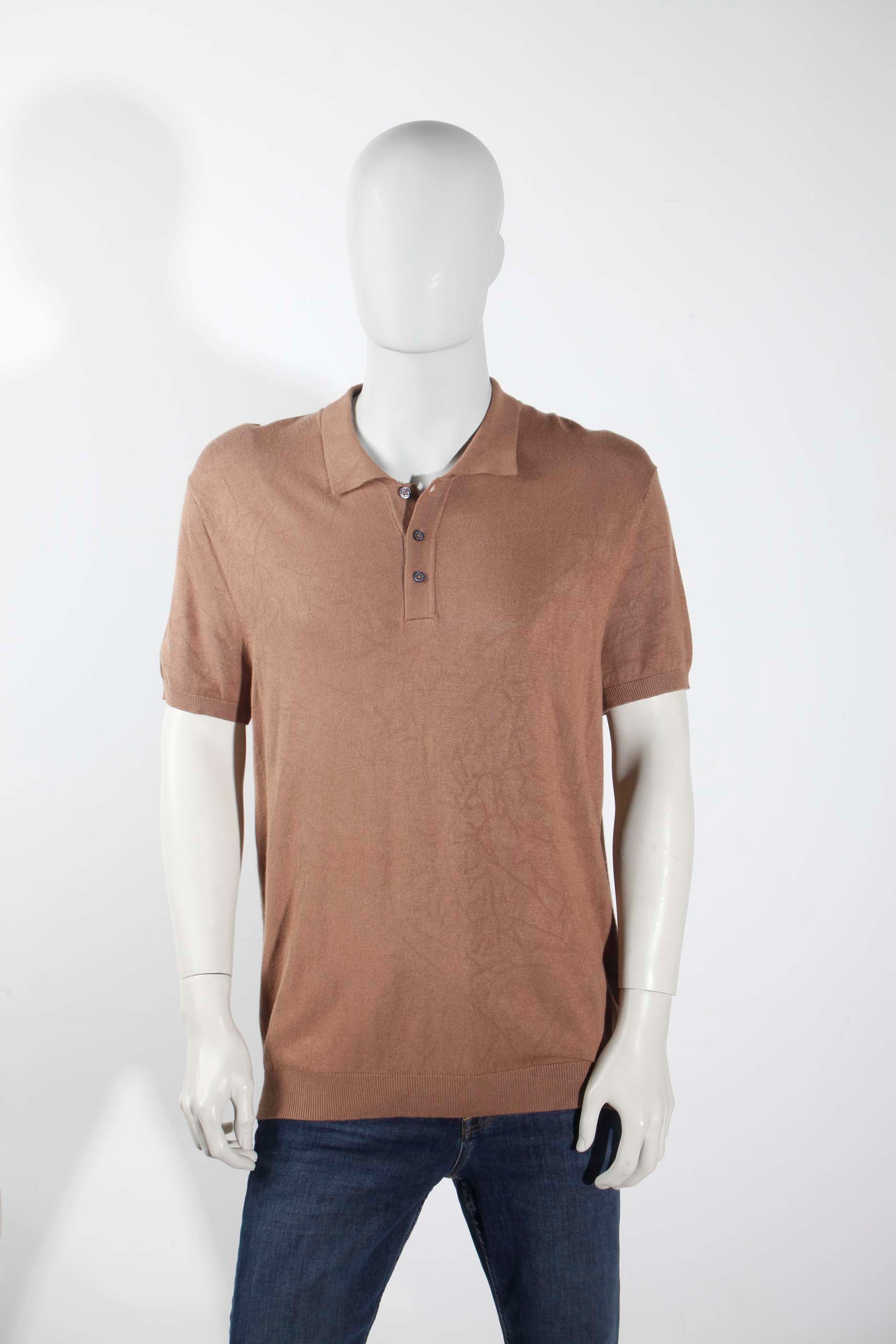 Mens Brown Polo Shirt (XLarge)