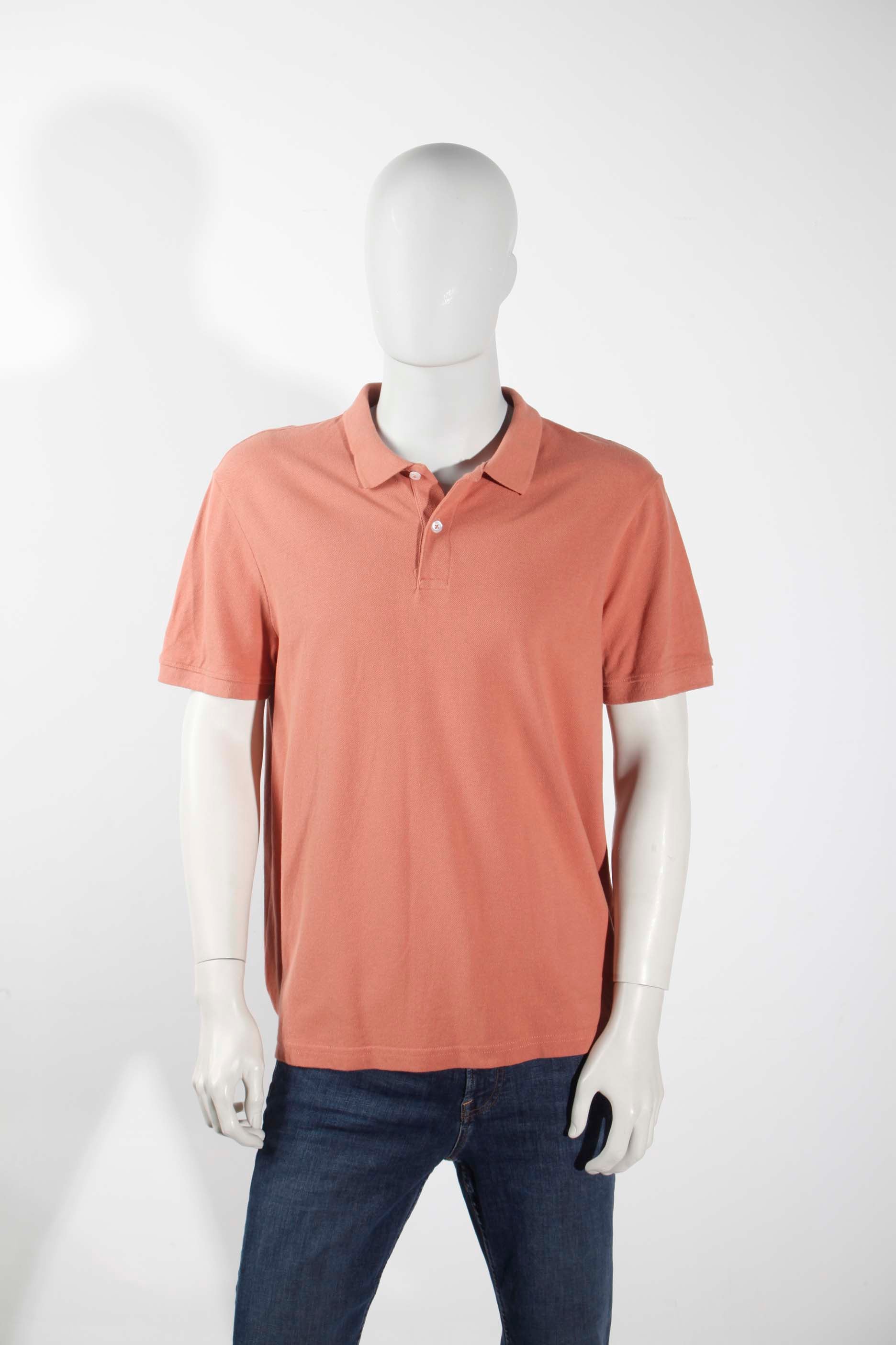 Mens Orange Polo Shirt  (XLarge)