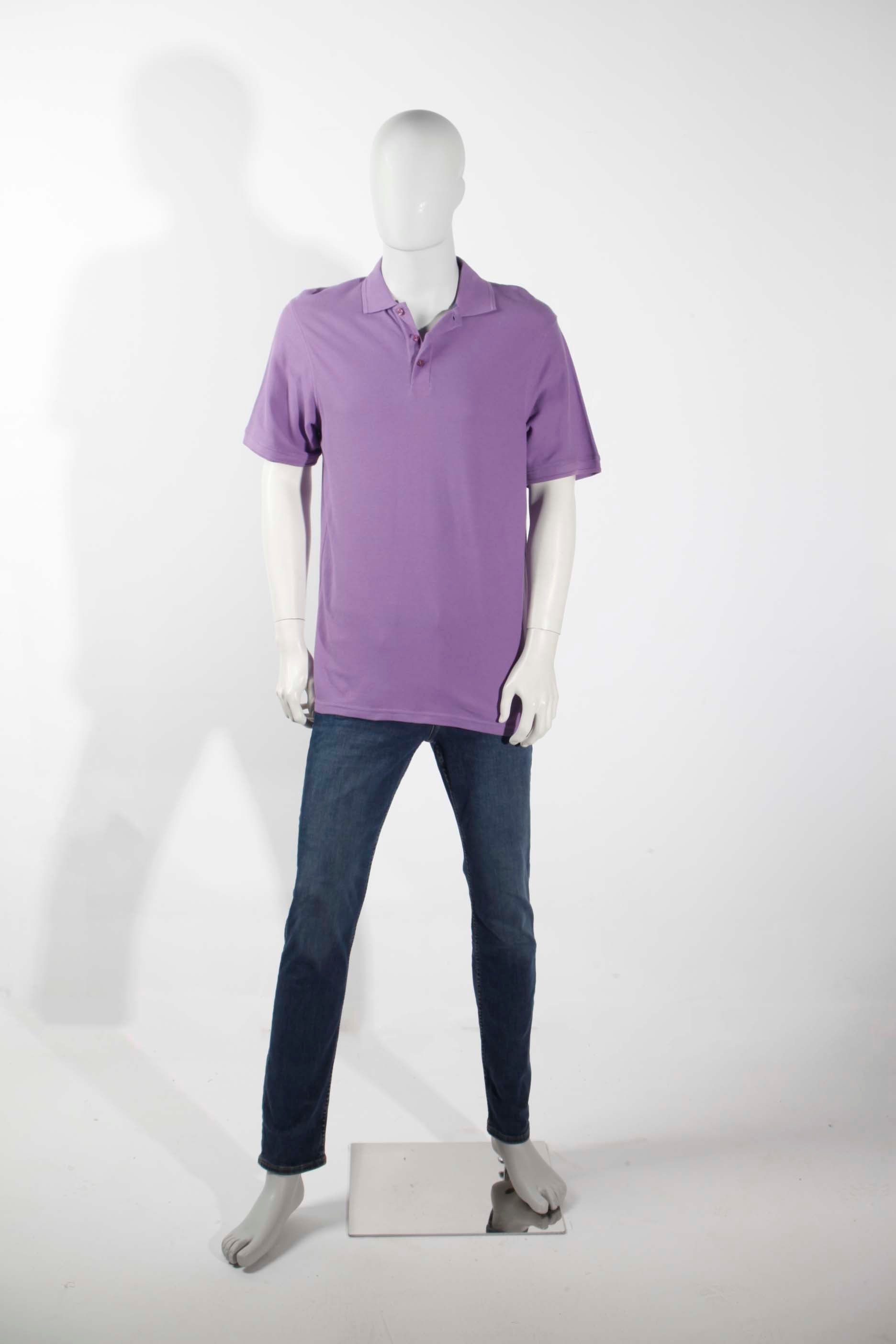 Mens Purple Polo Shirt (small/medium)