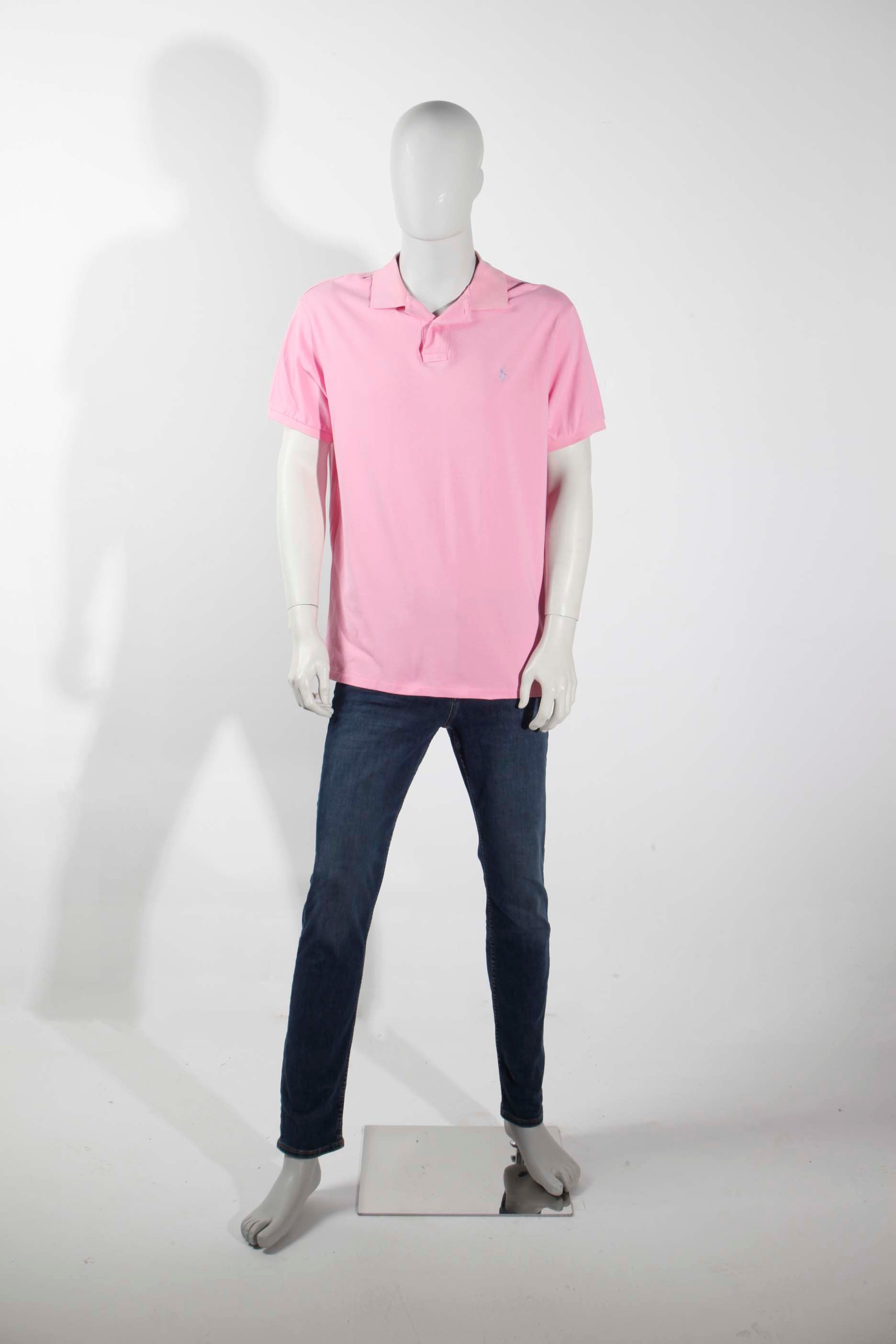Mens Polo Ralph Lauren Pink Polo Shirt  (XLarge)