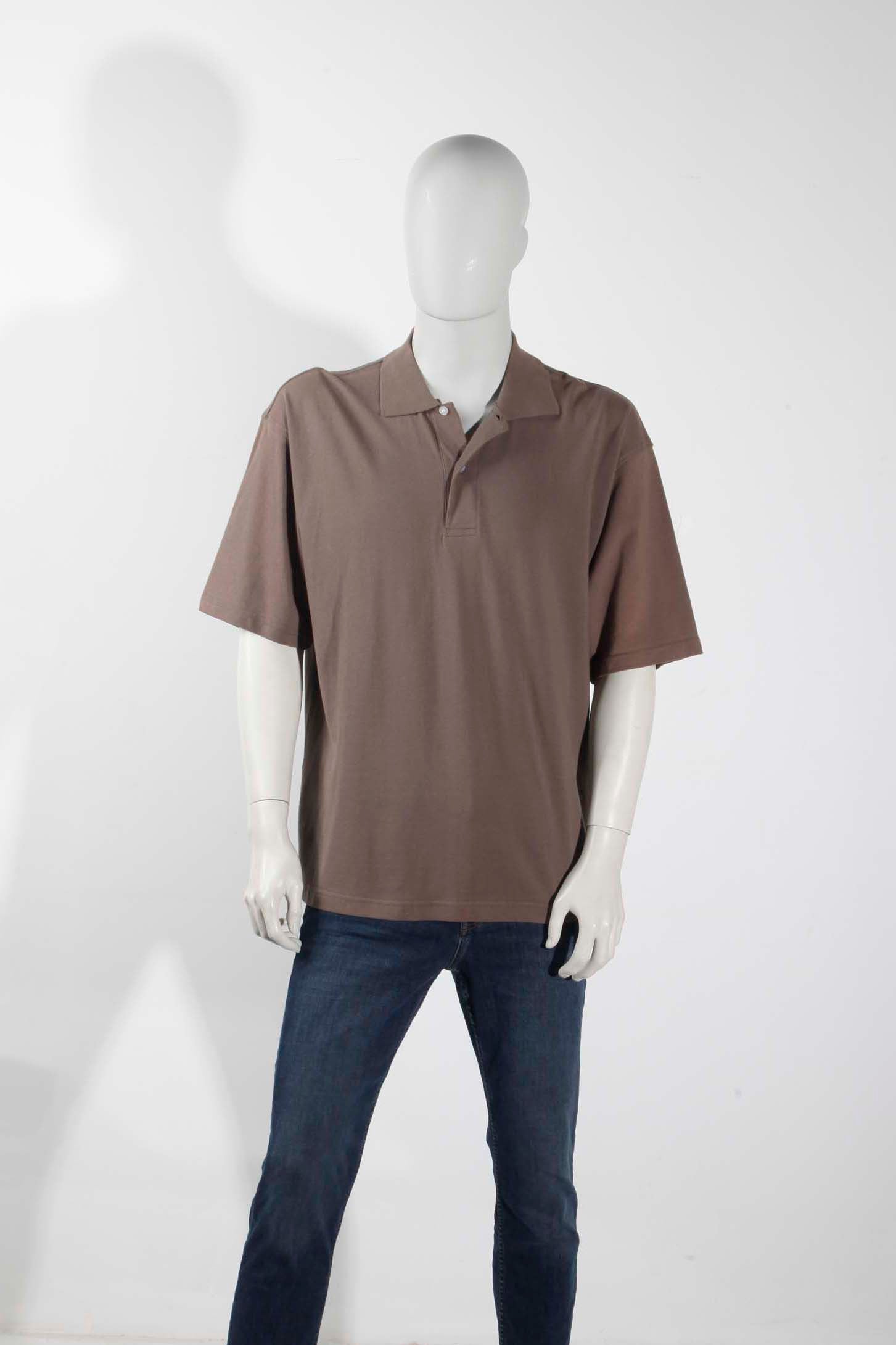 Mens Taupe Polo Shirt (XLarge)