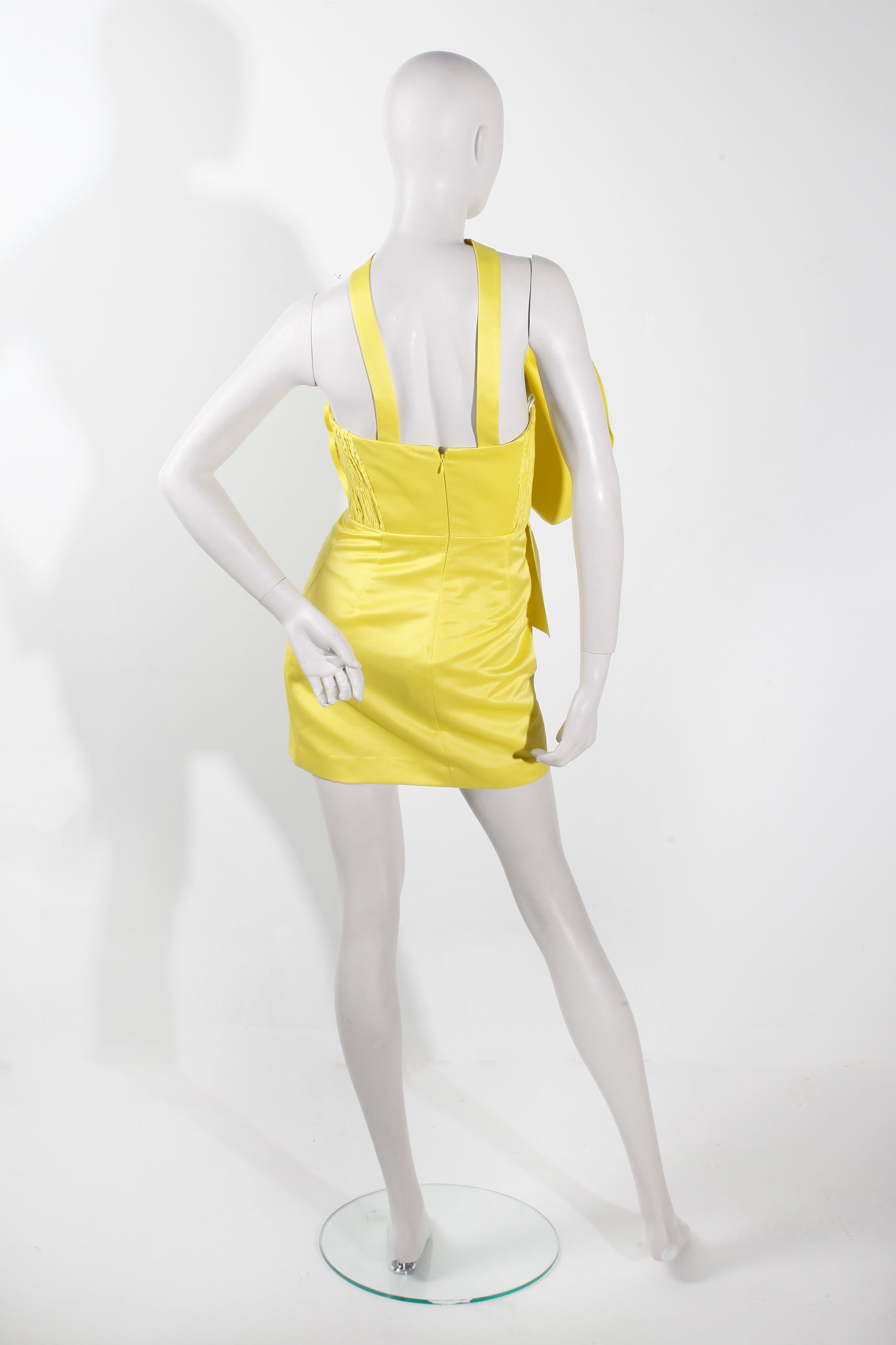 Zara Limited Edition Neon Yellow Dress (XSmall)