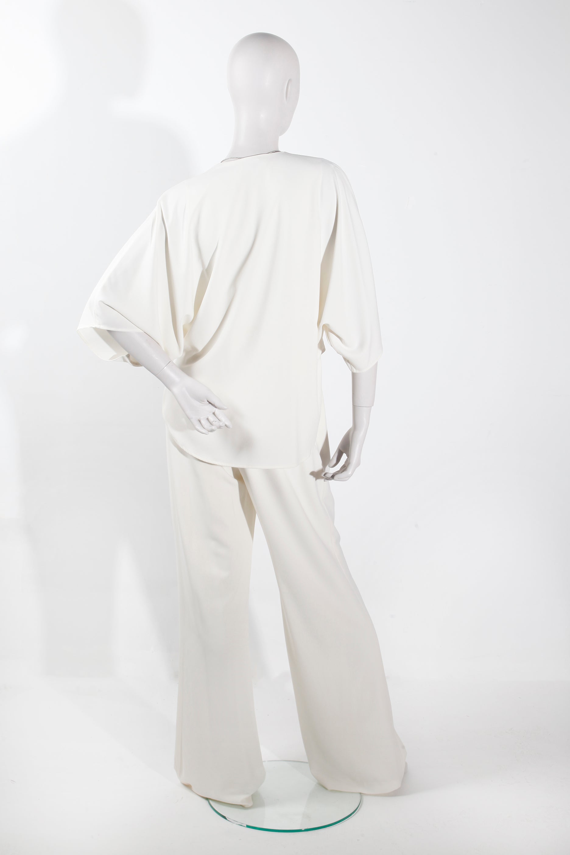 White Halston Jumpsuit