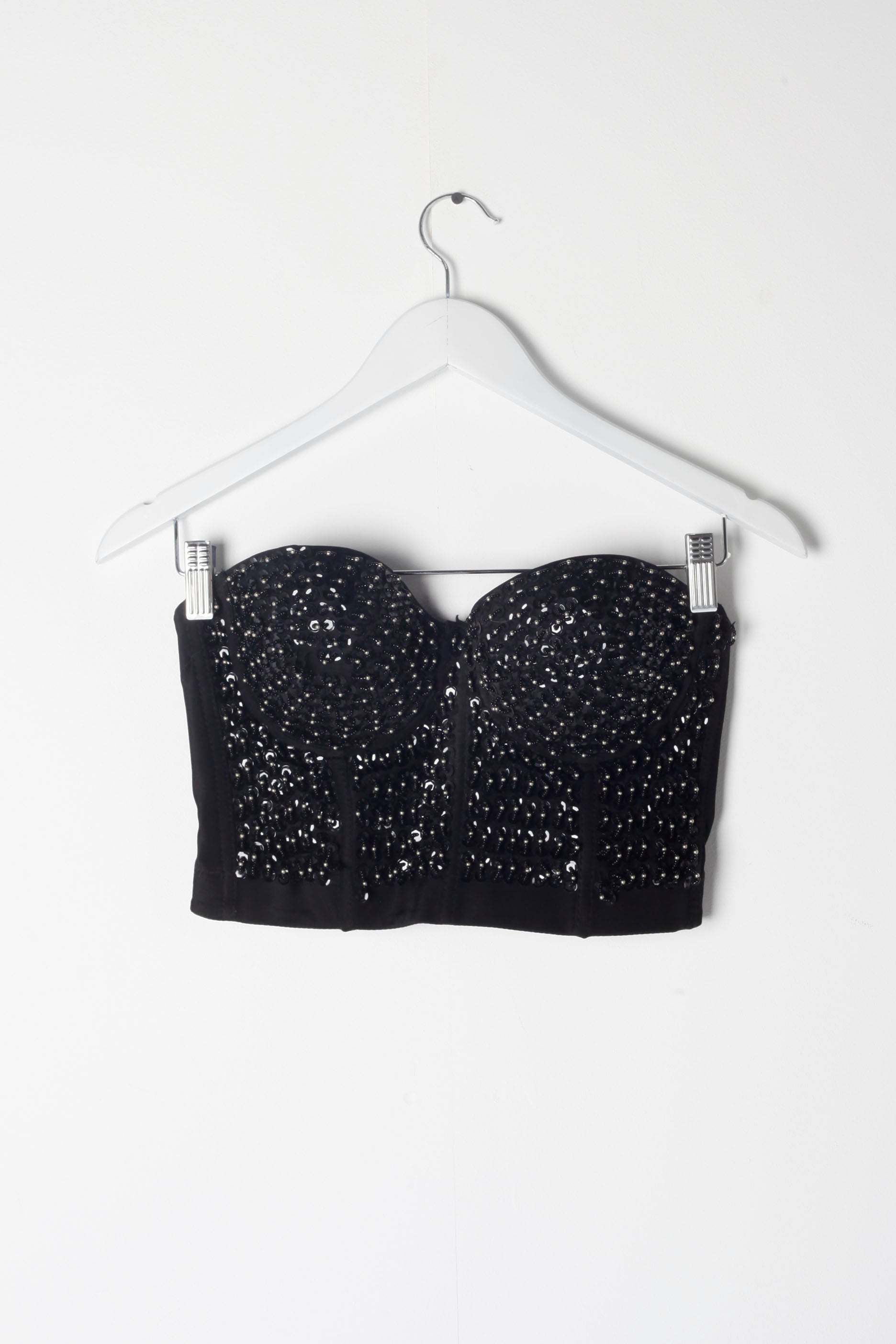 Black Beaded Bustier (Eu36-38)