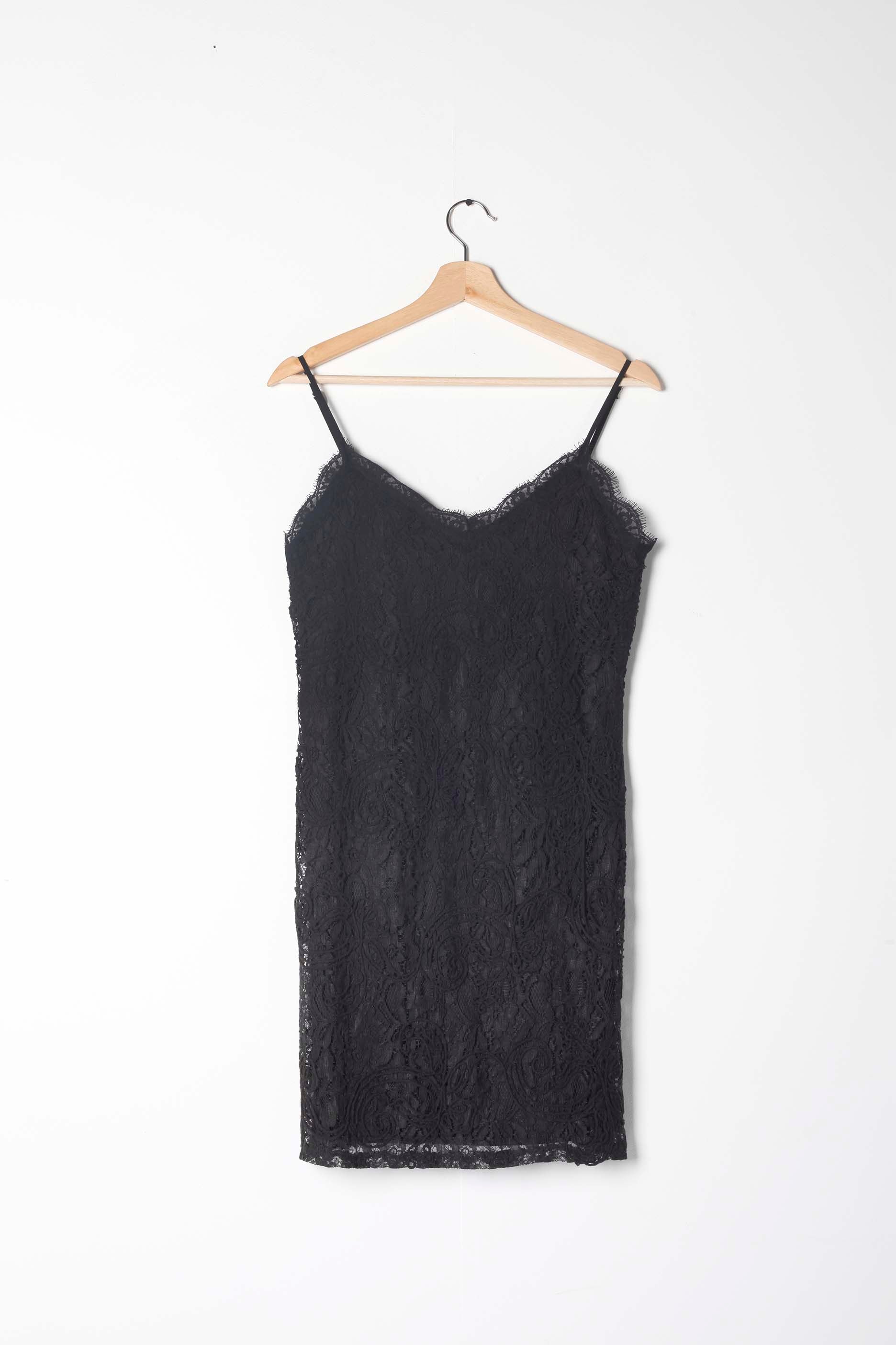 Black Lace Short Dress (small)