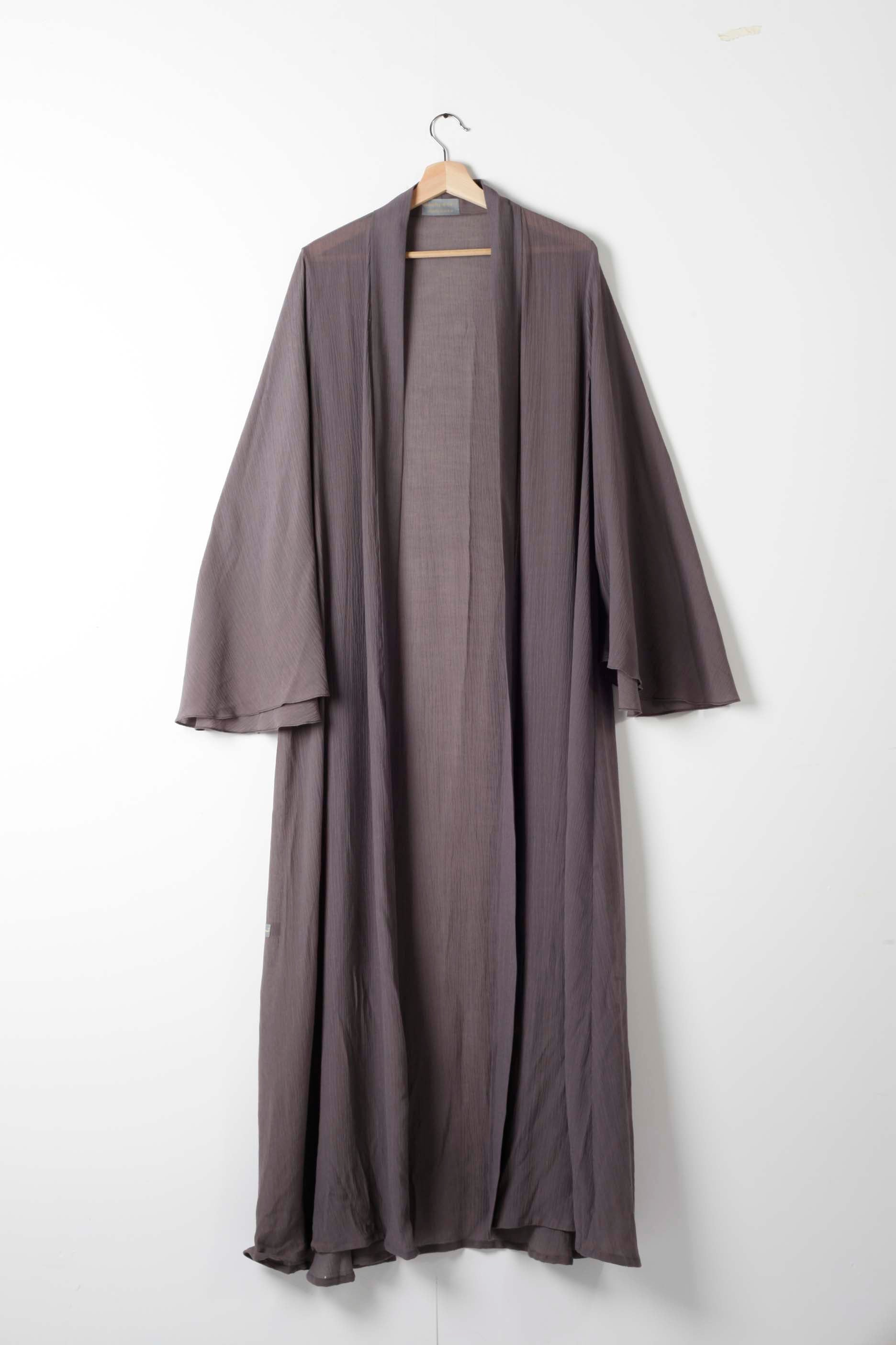 Purple-Grey Abaya