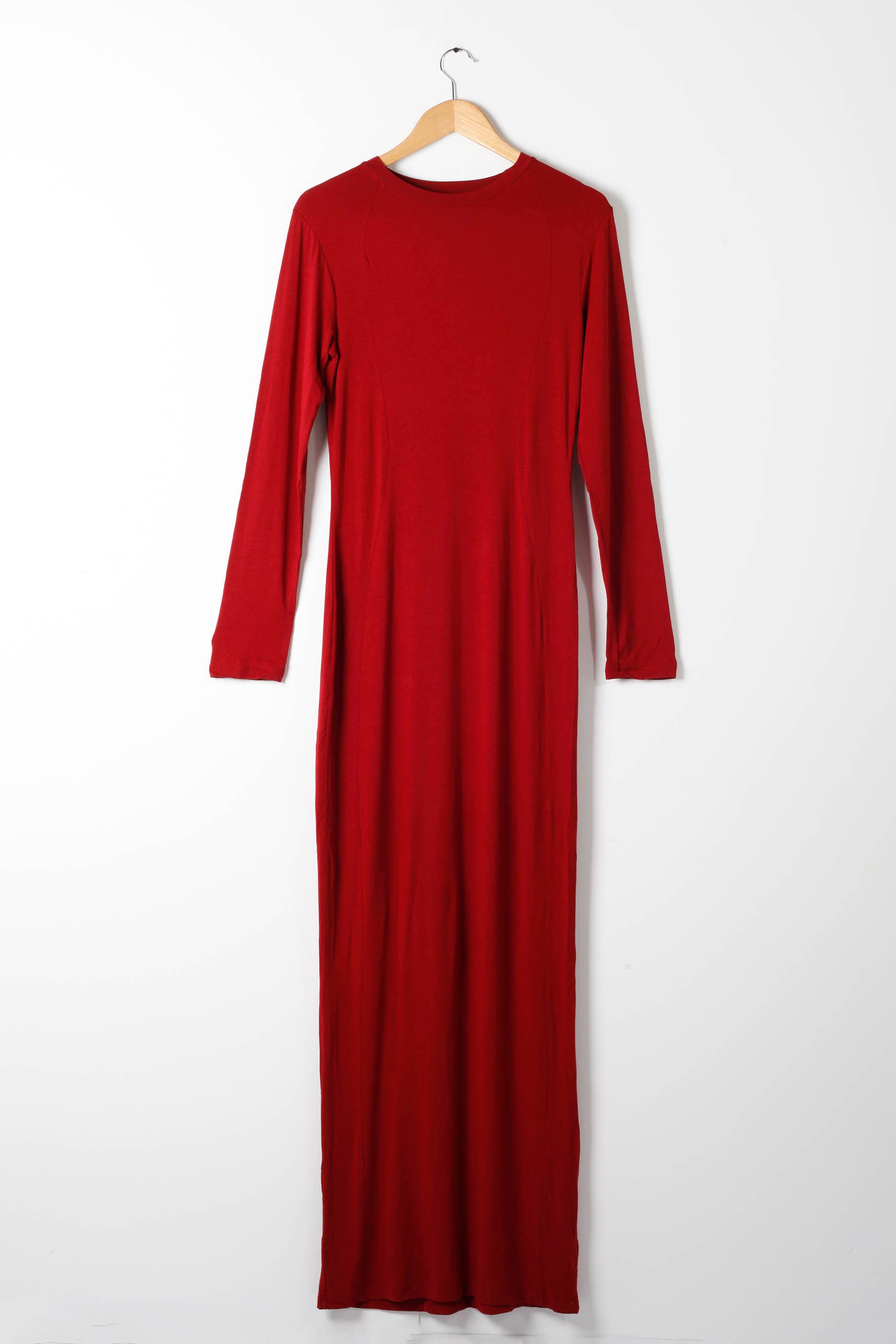 Long Red Body-Con Dress (medium)