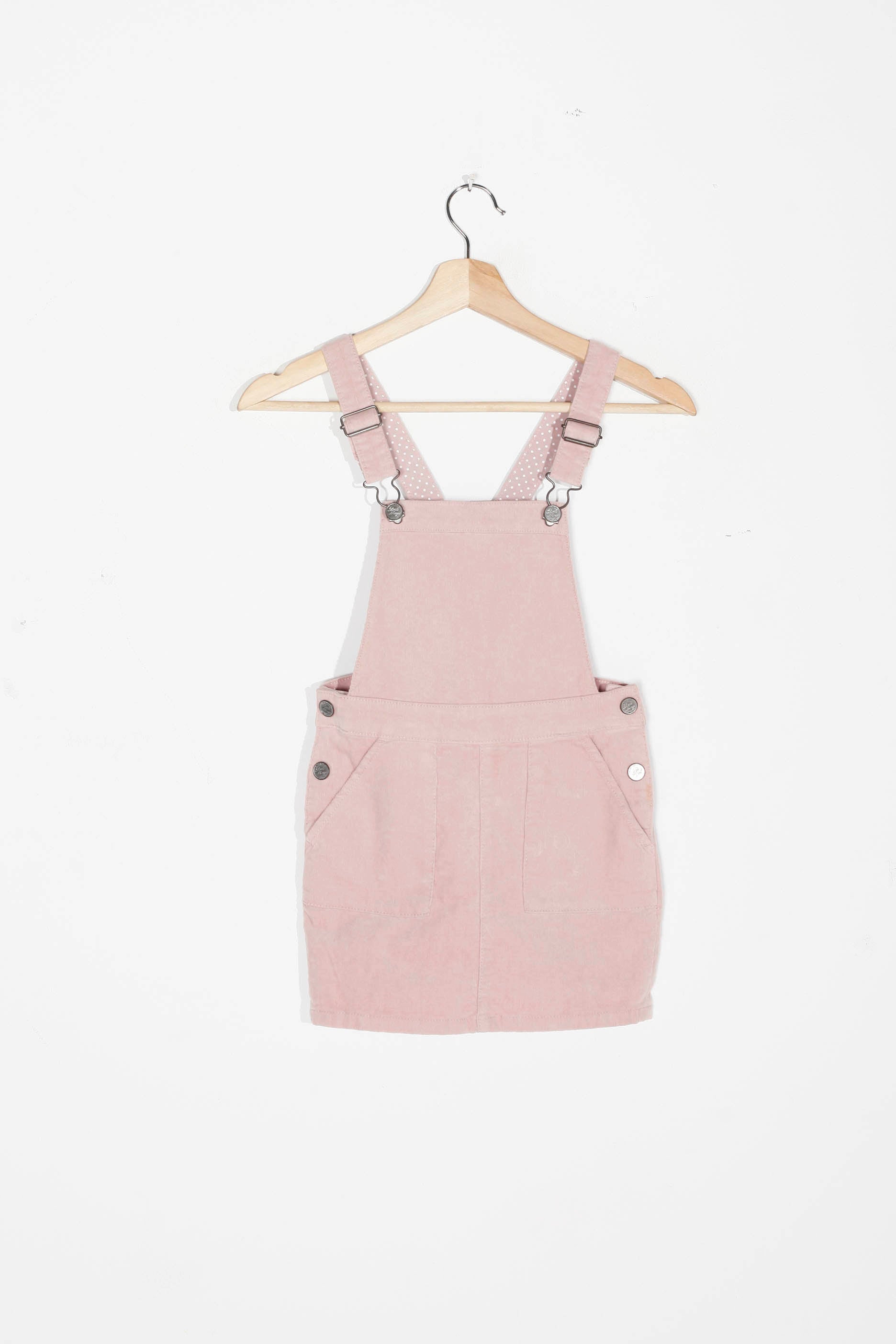 Pink Denim Dungaree Dress (7-8Yrs)