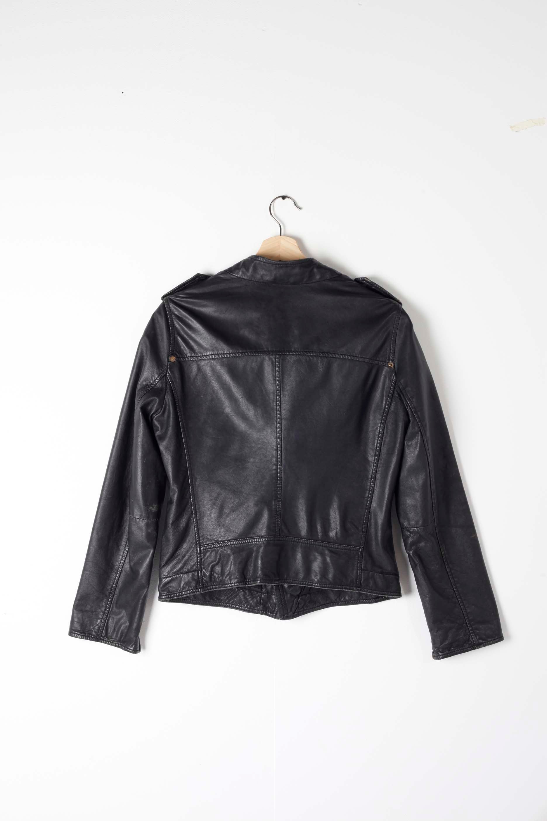Womens Leather Biker Jacket