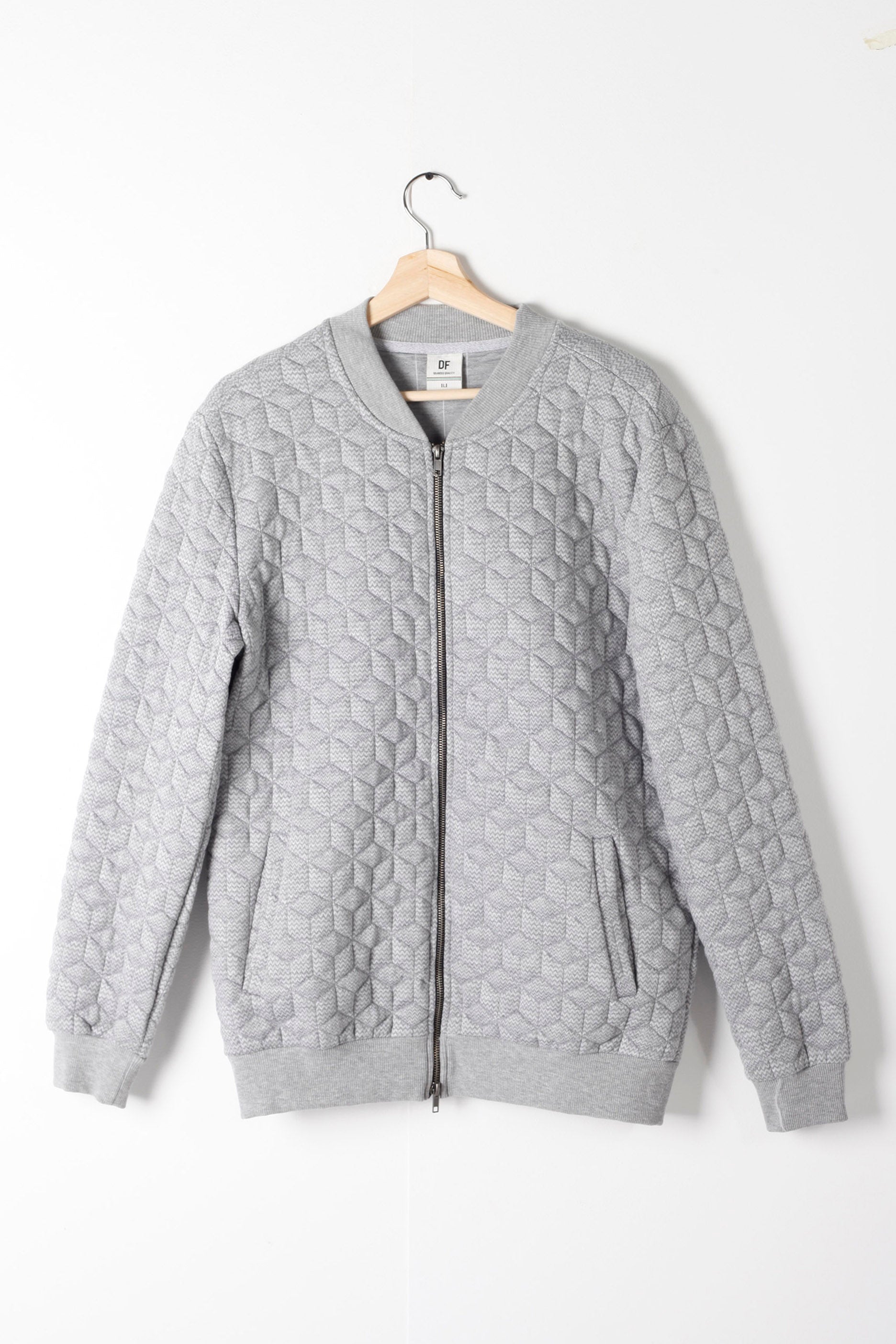 Grey Bomber Jacket (Medium)