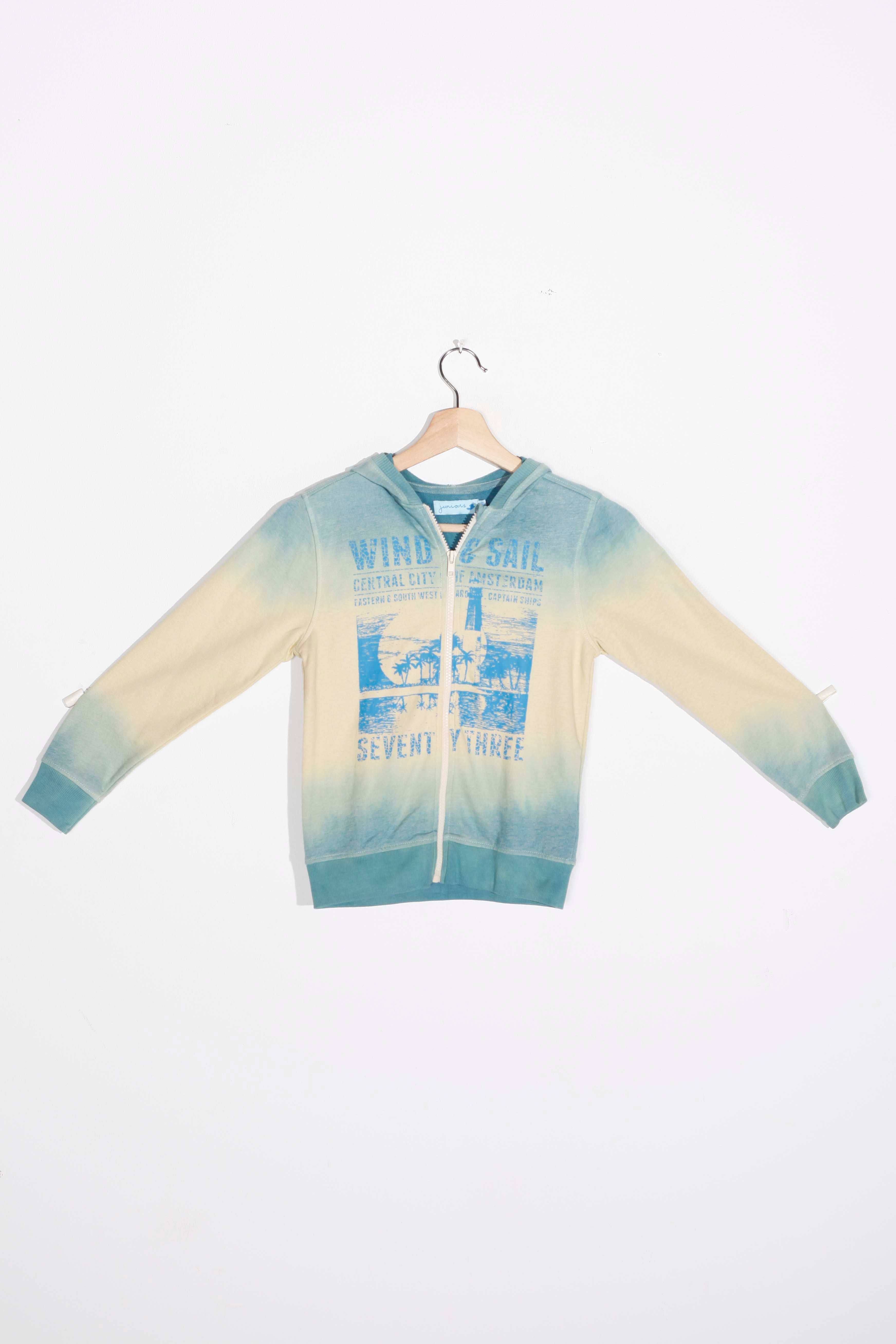 Kids Blue Surfer Hoodie