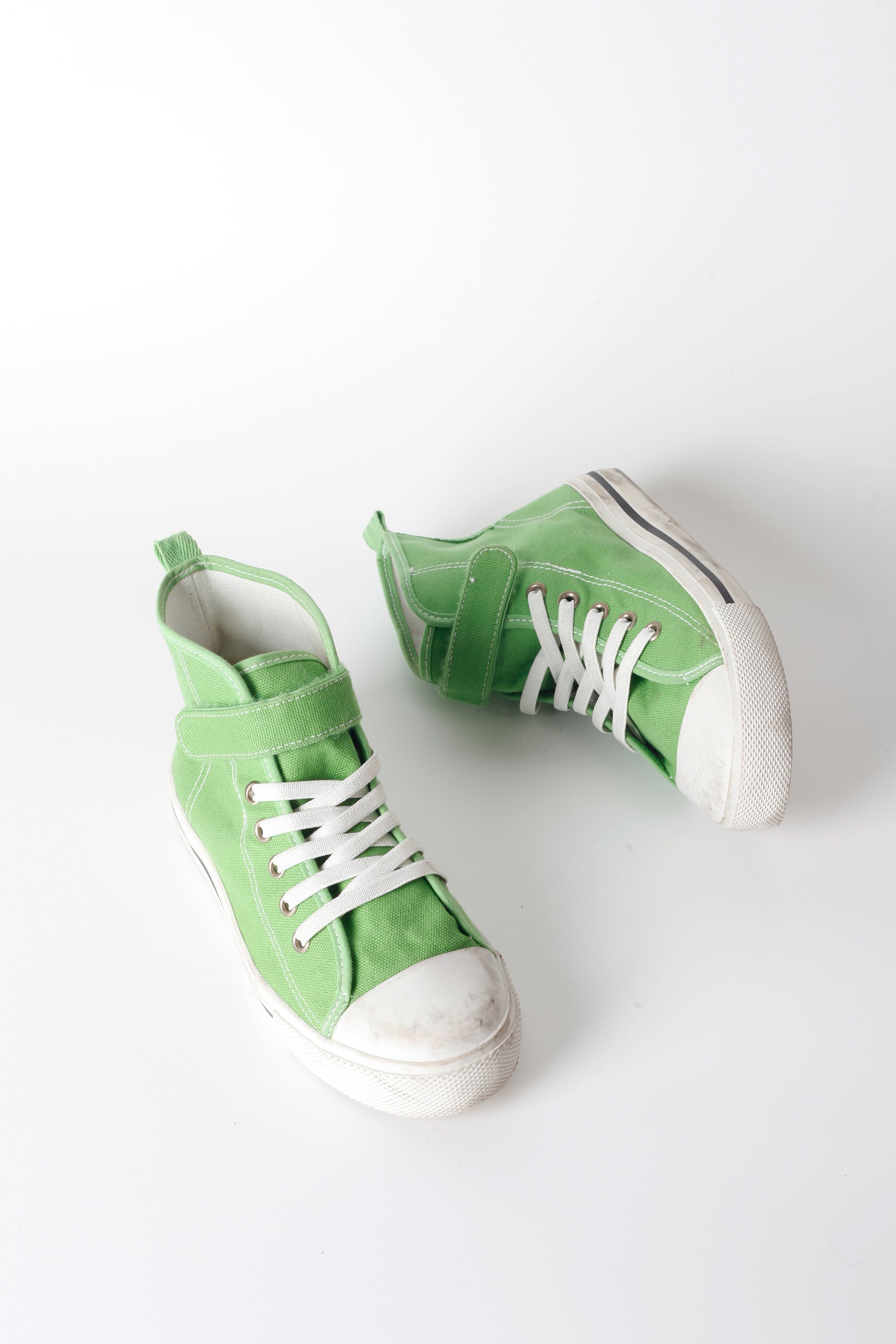 Kids Green High Top Sneakers