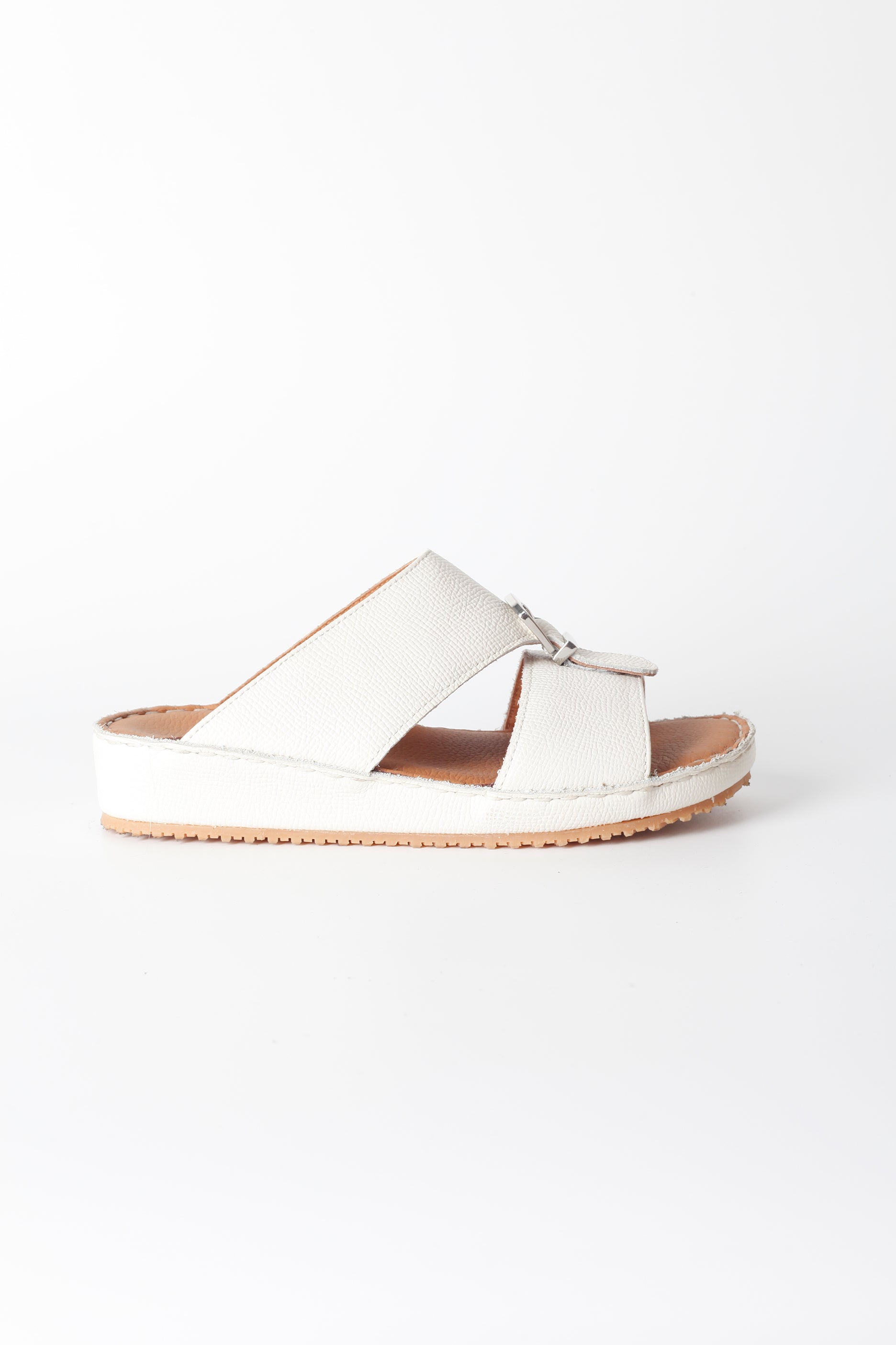 White Arabic Style Sandals