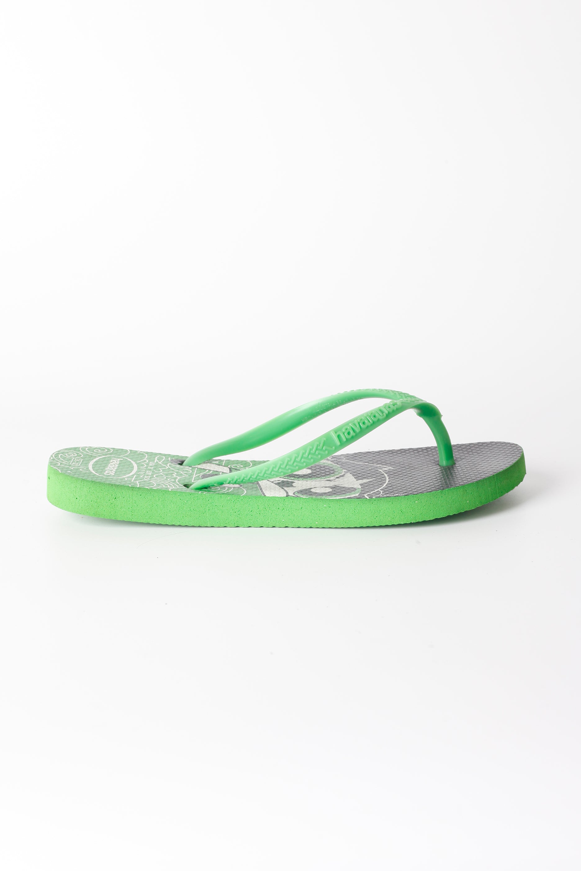 Kids Green Flip Flops