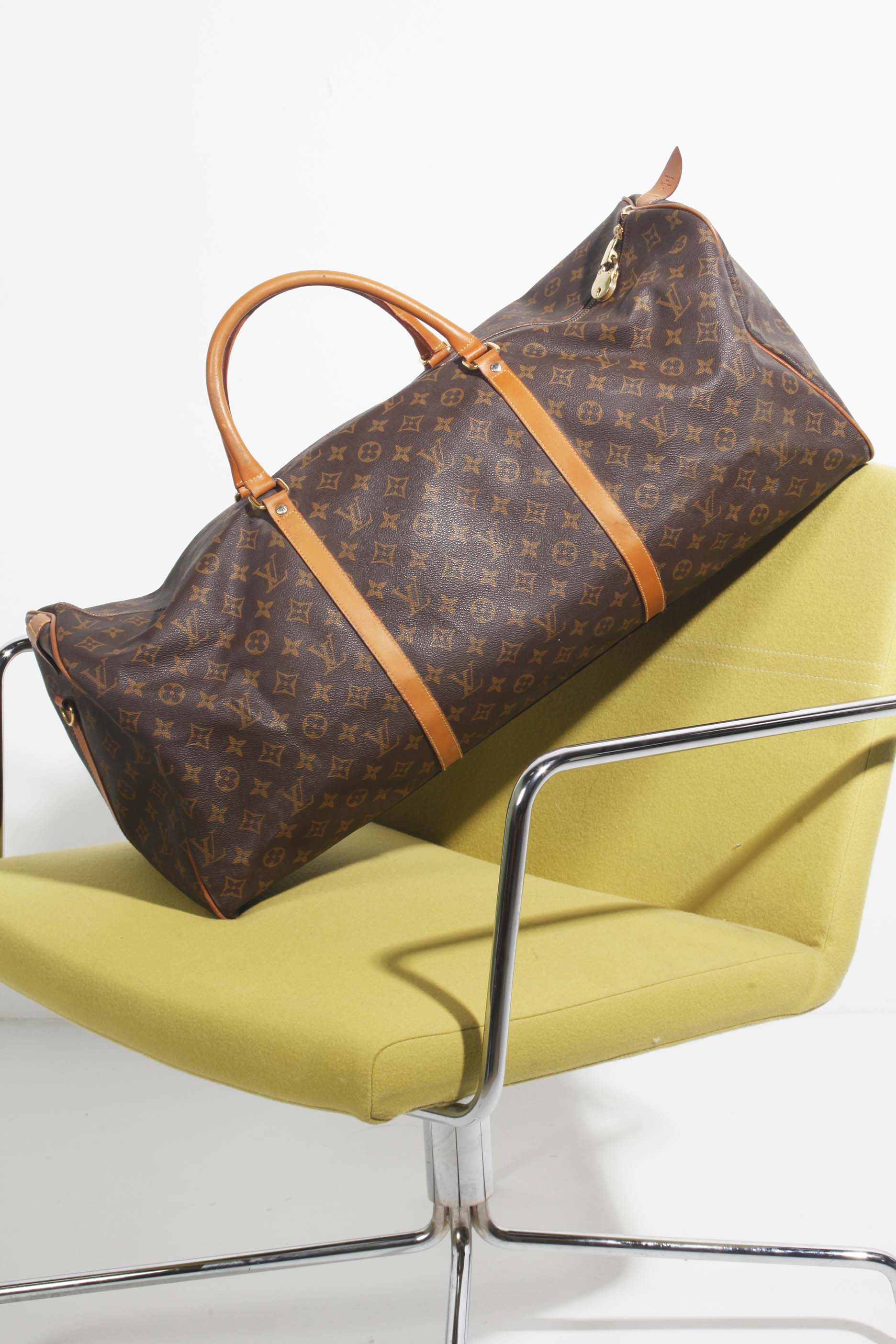 Large 'LV' Designer Travel Holdall