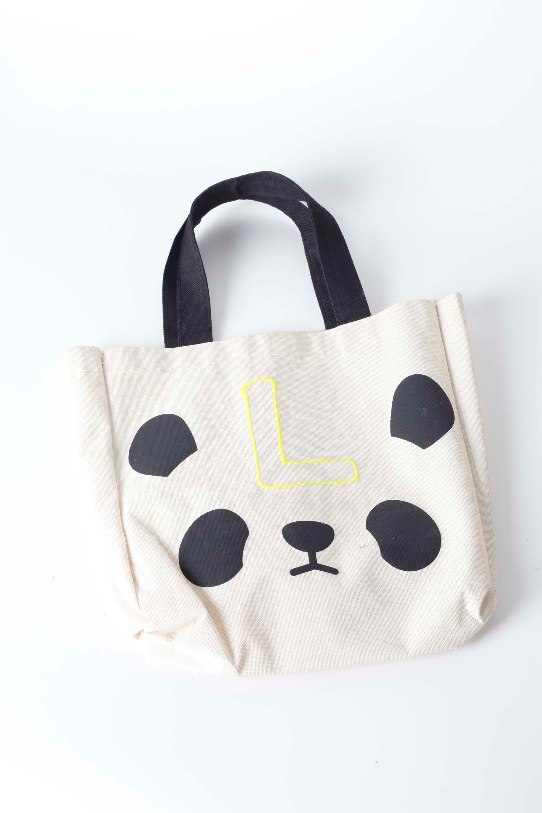 Girls Panda Tote Bag
