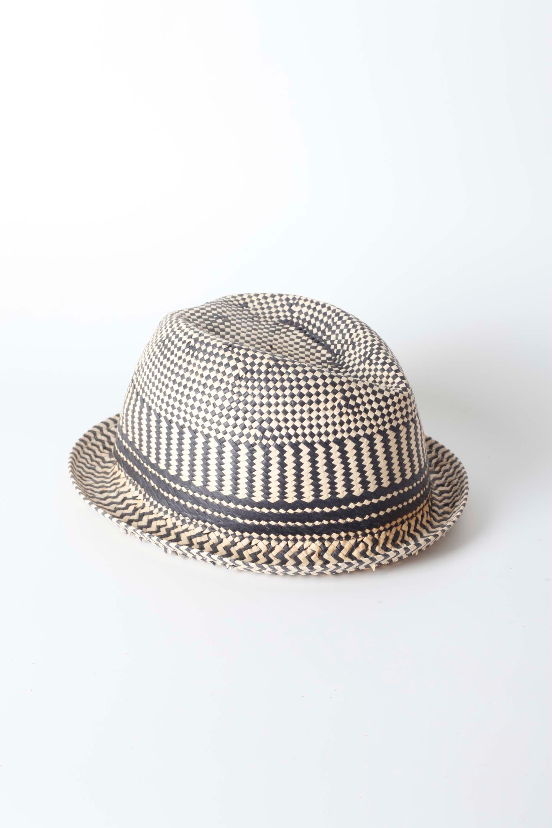 Kids Monochrome Straw Hat