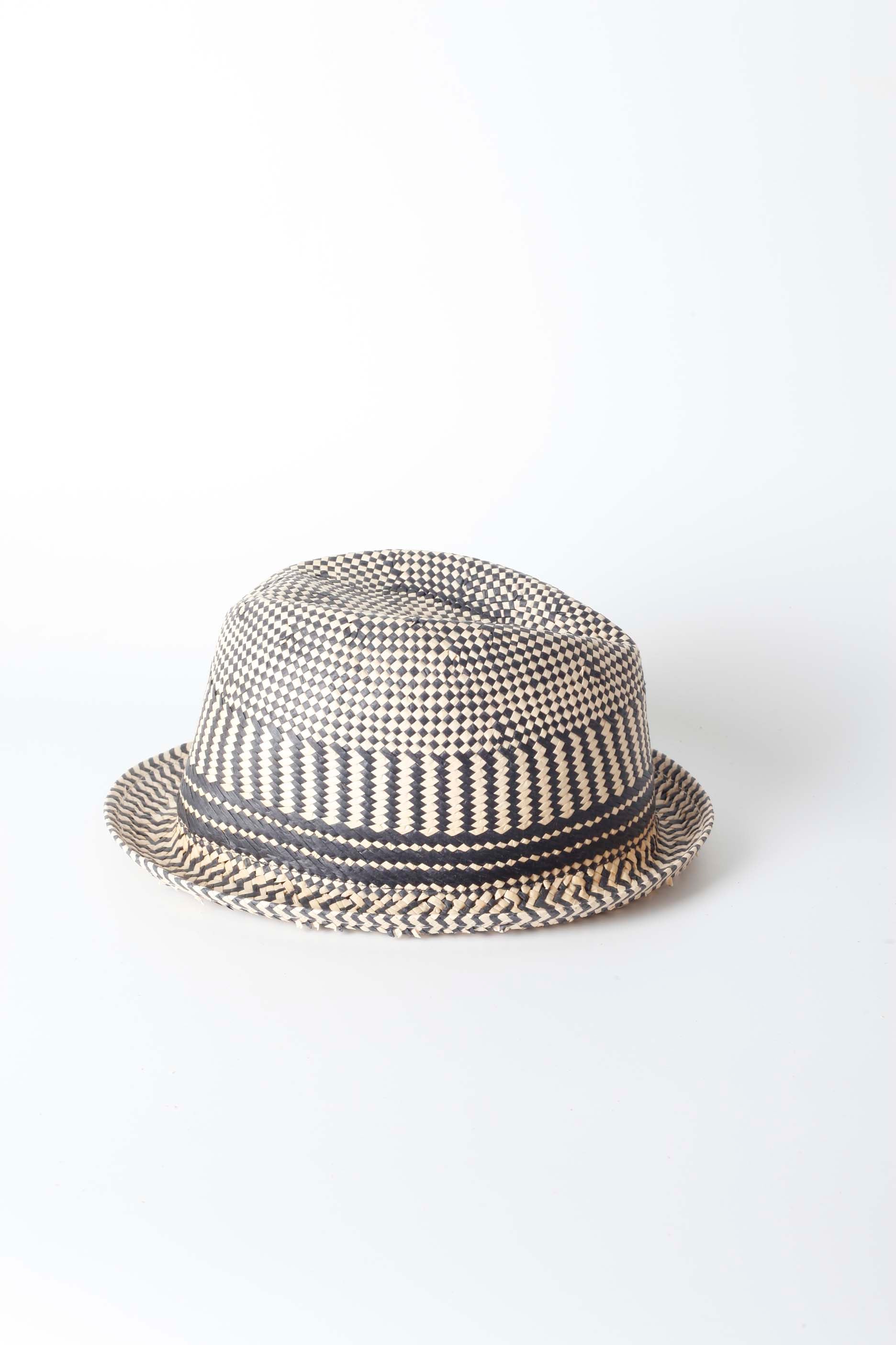 Kids Monochrome Straw Hat
