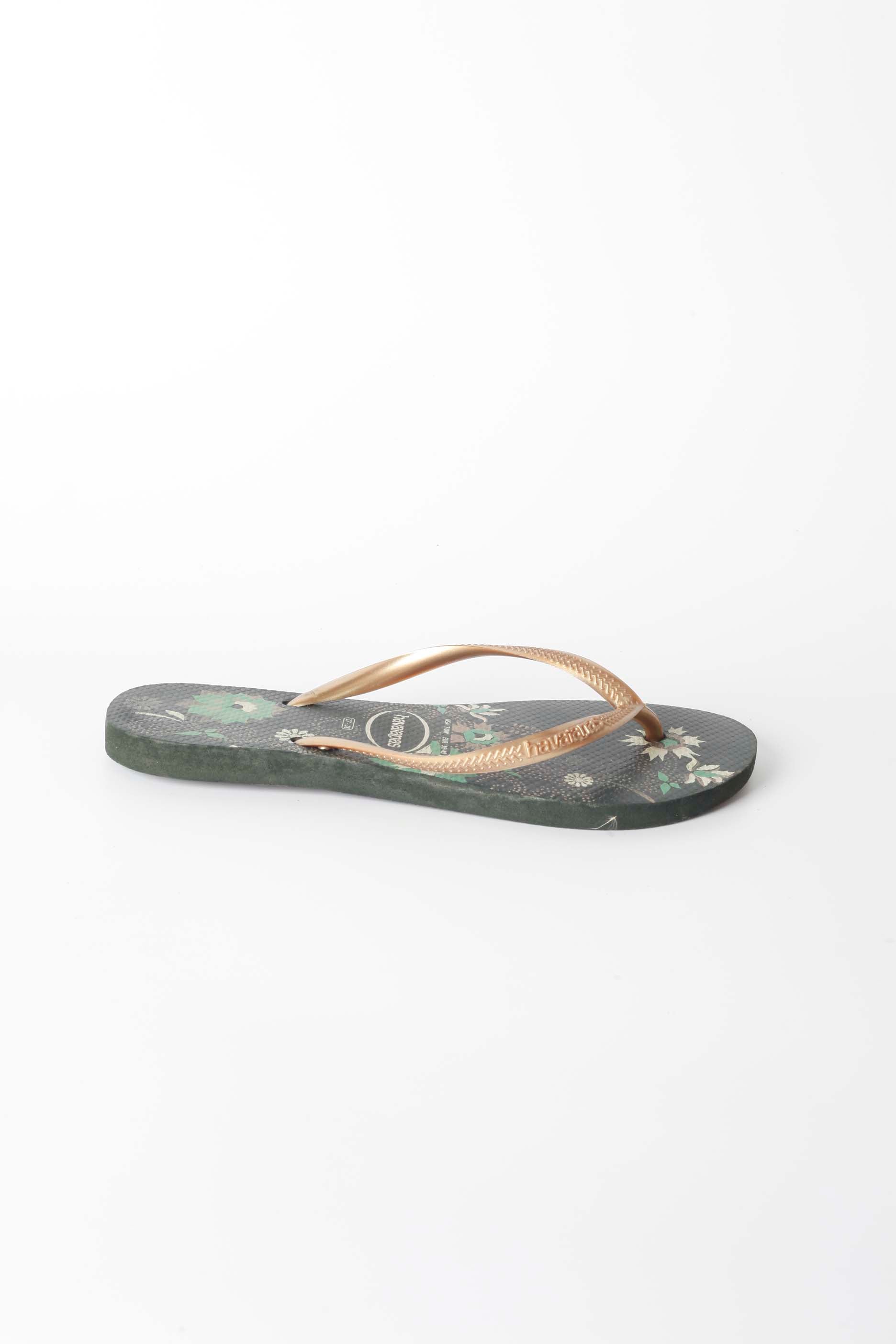 Gold Havaiana Flip Flops