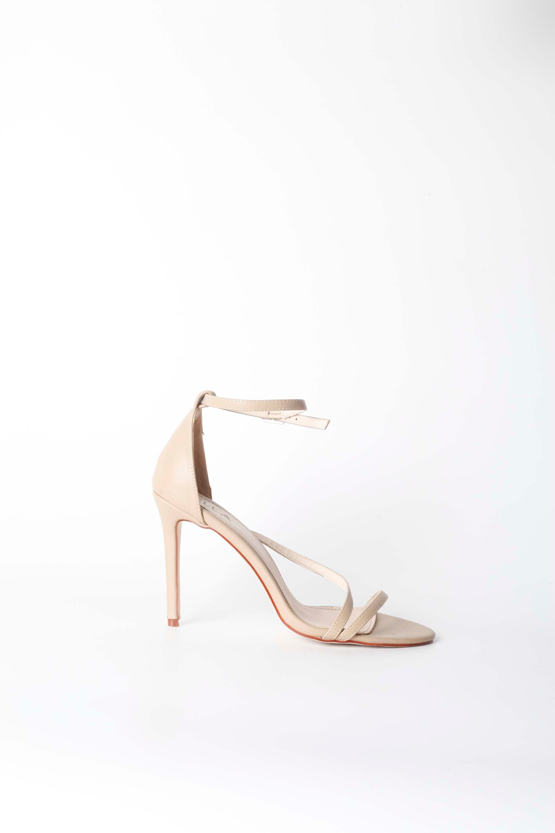Nude Strappy High Heels