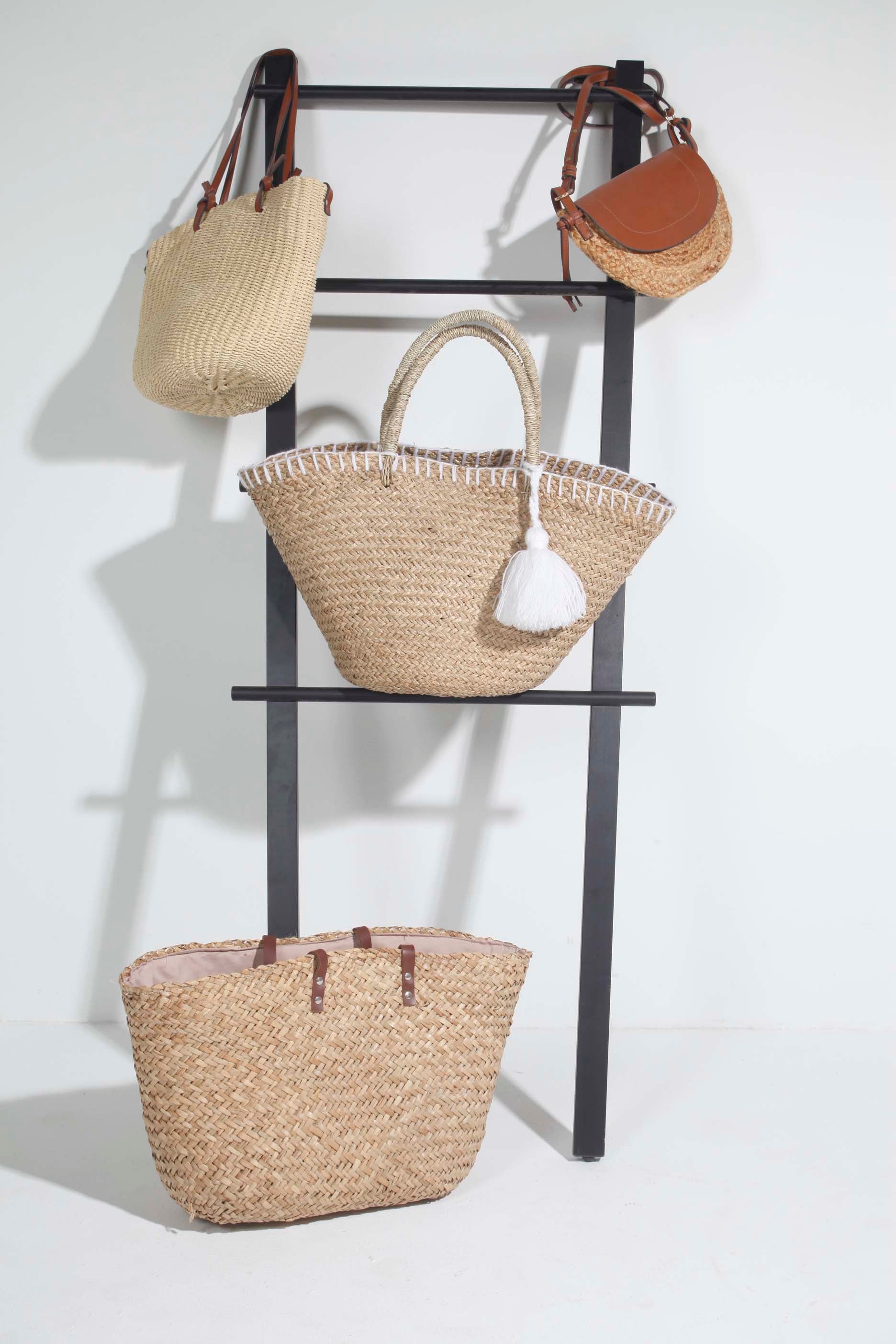 Straw Beach Tote Bag