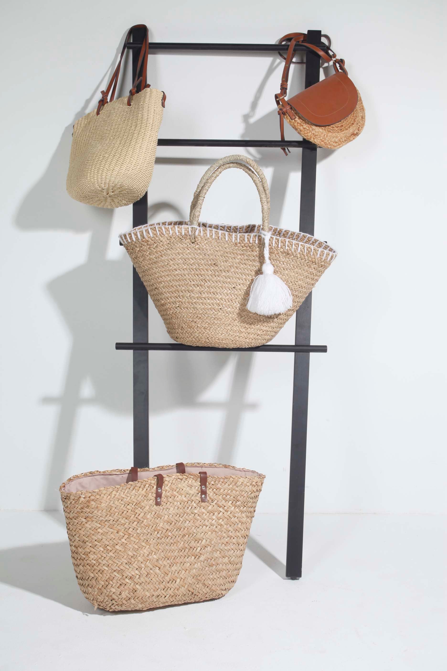 Straw Beach Tote Bag