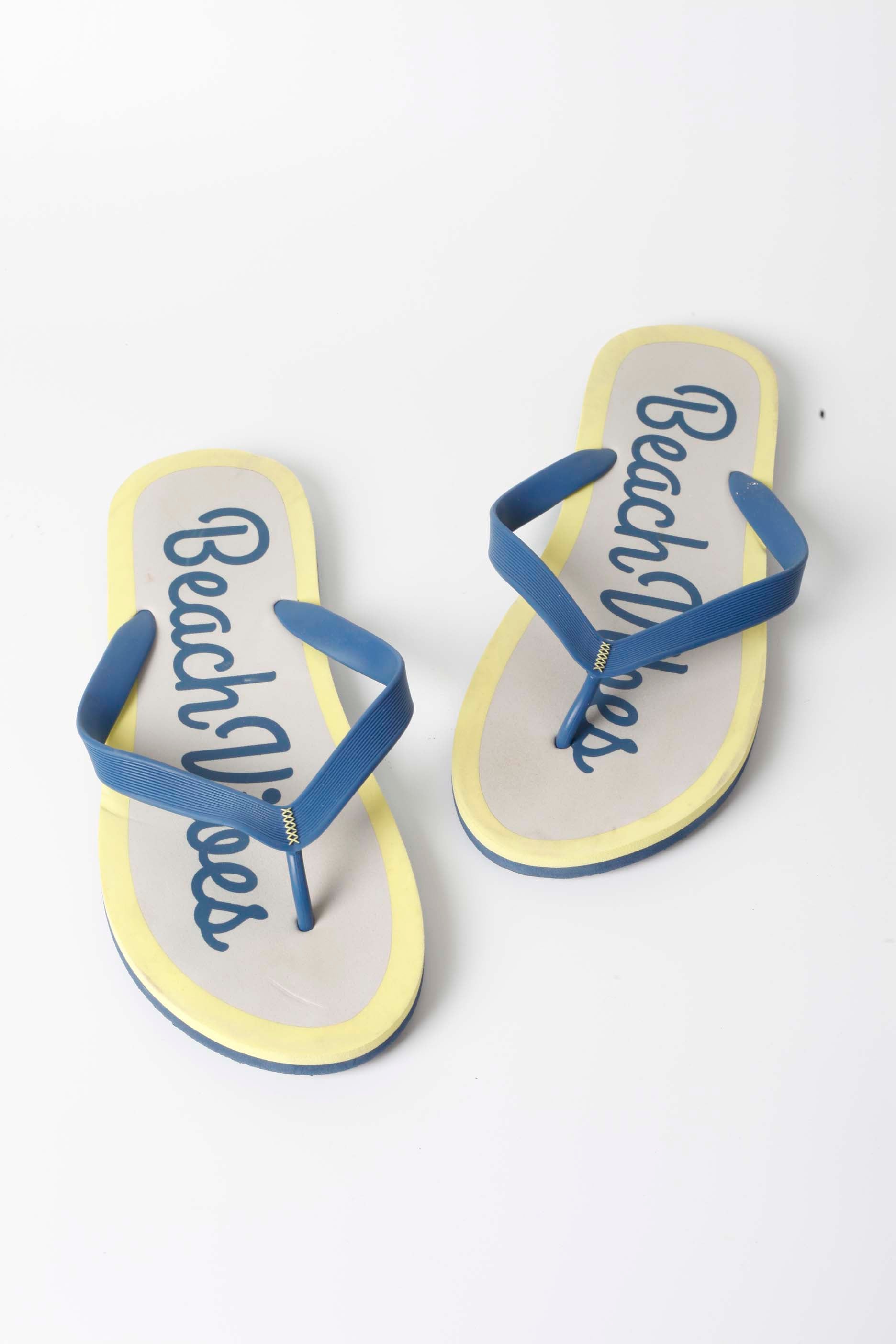 Mens Blue Flip Flops