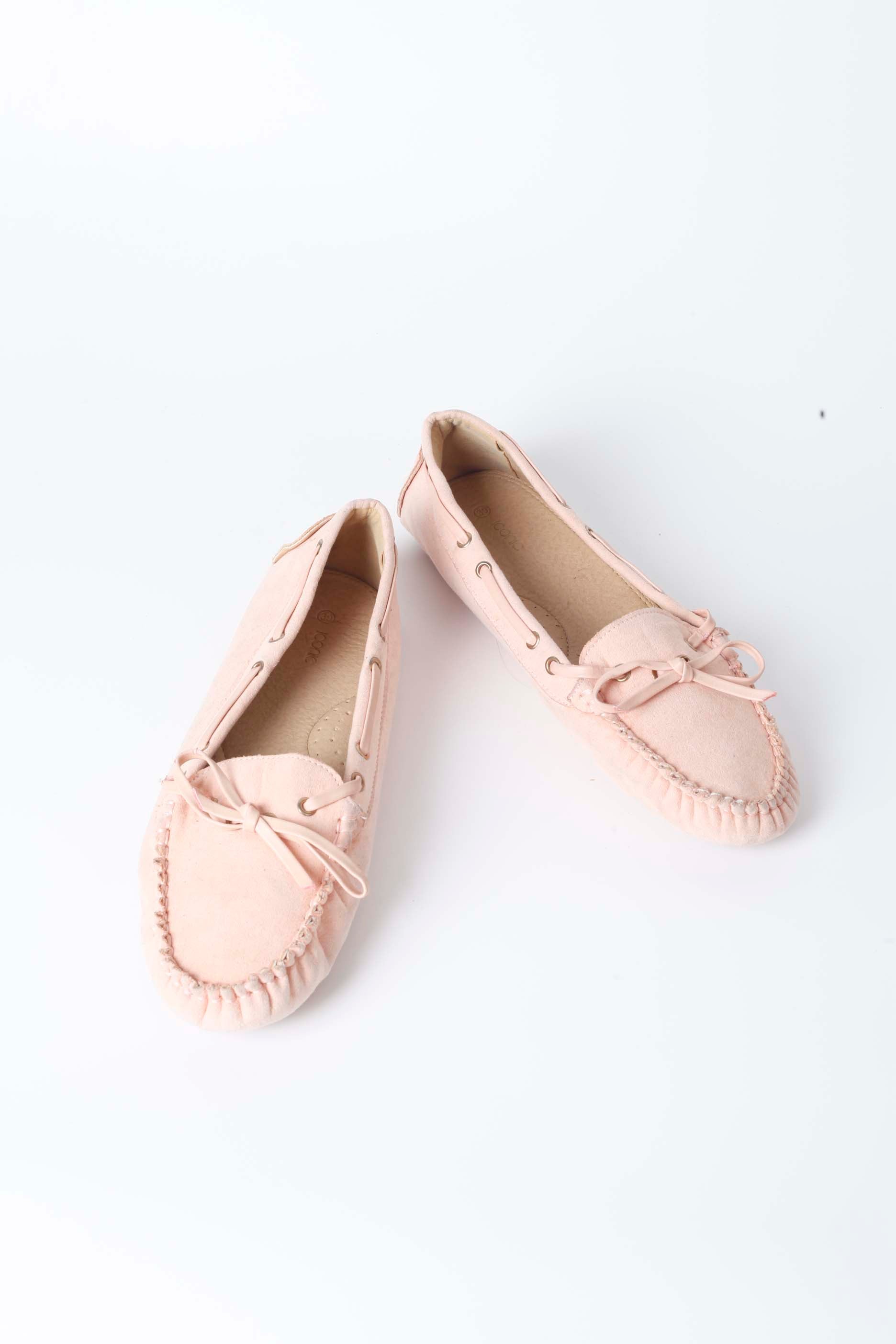 Pink Flats with Bow