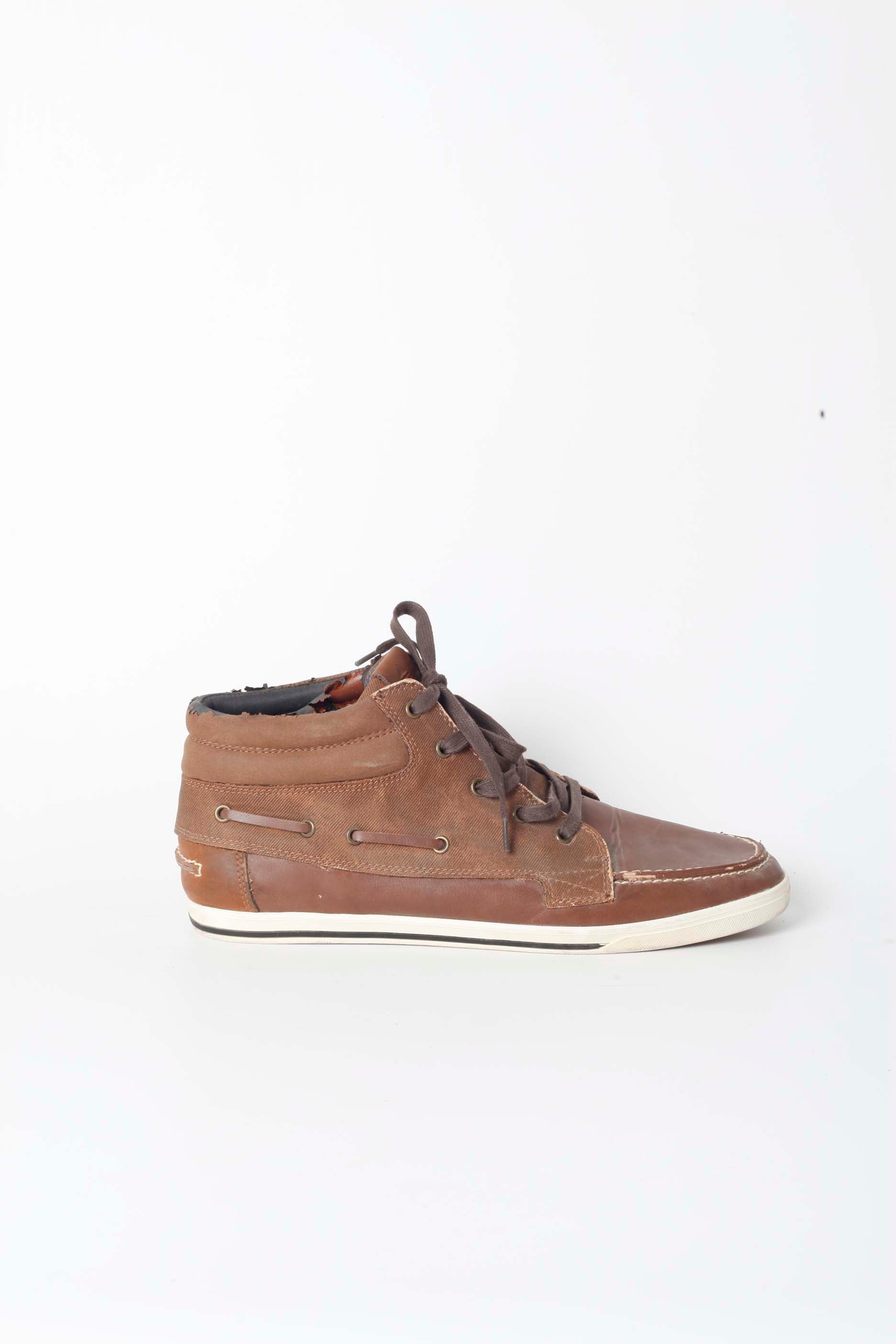 Mens Brown Sneaker Boots