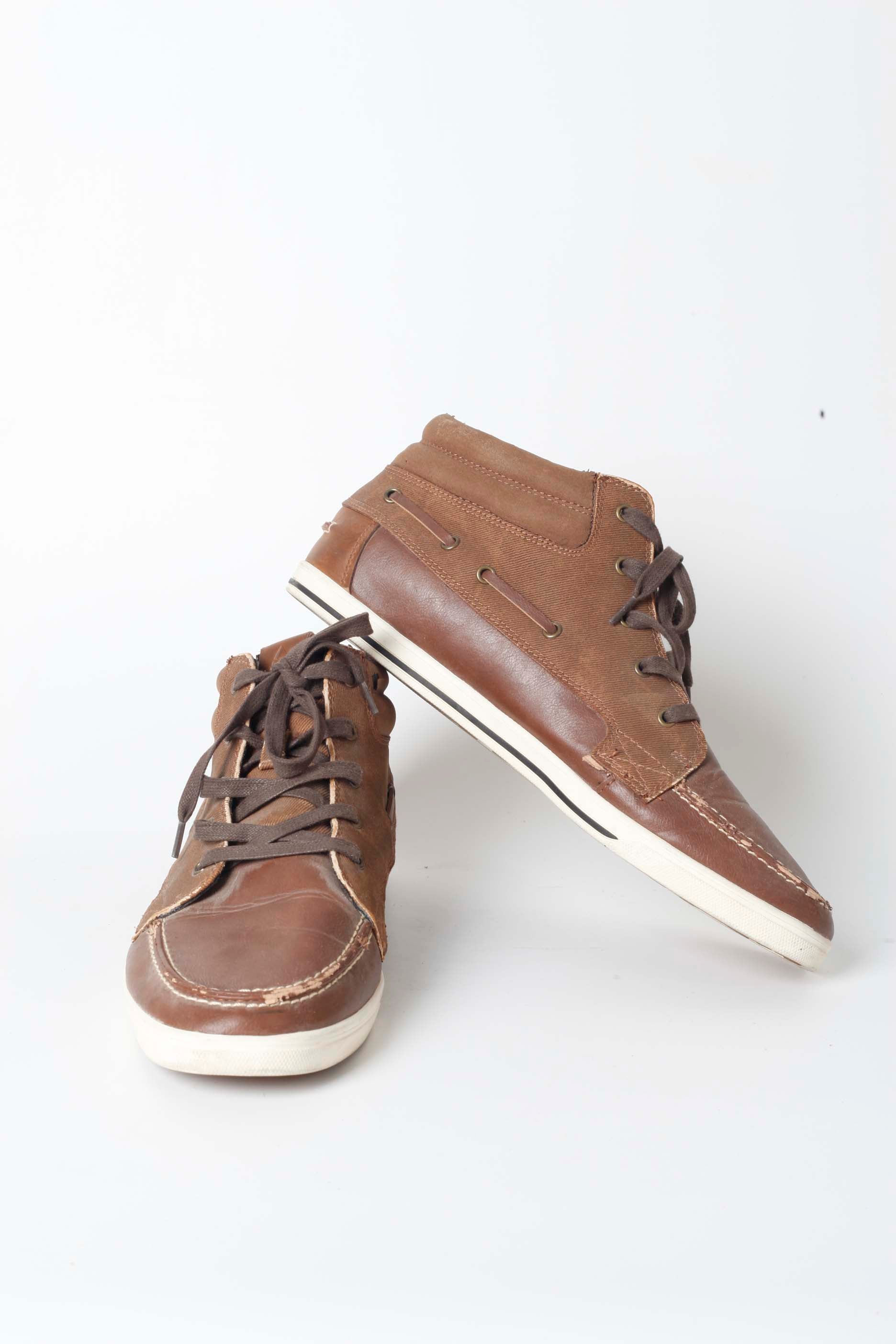 Mens Brown Sneaker Boots