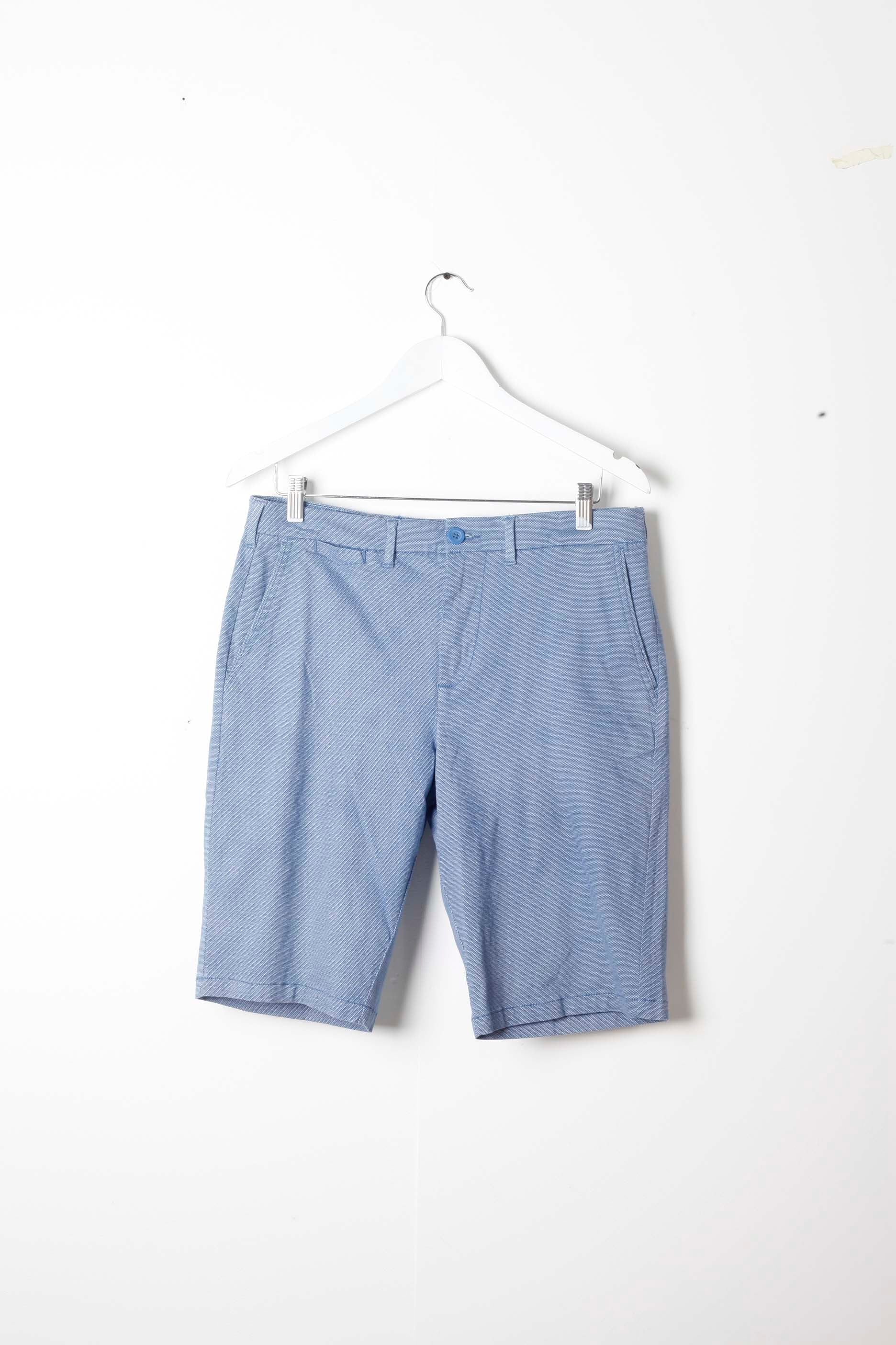 Mens Blue Chino Shorts