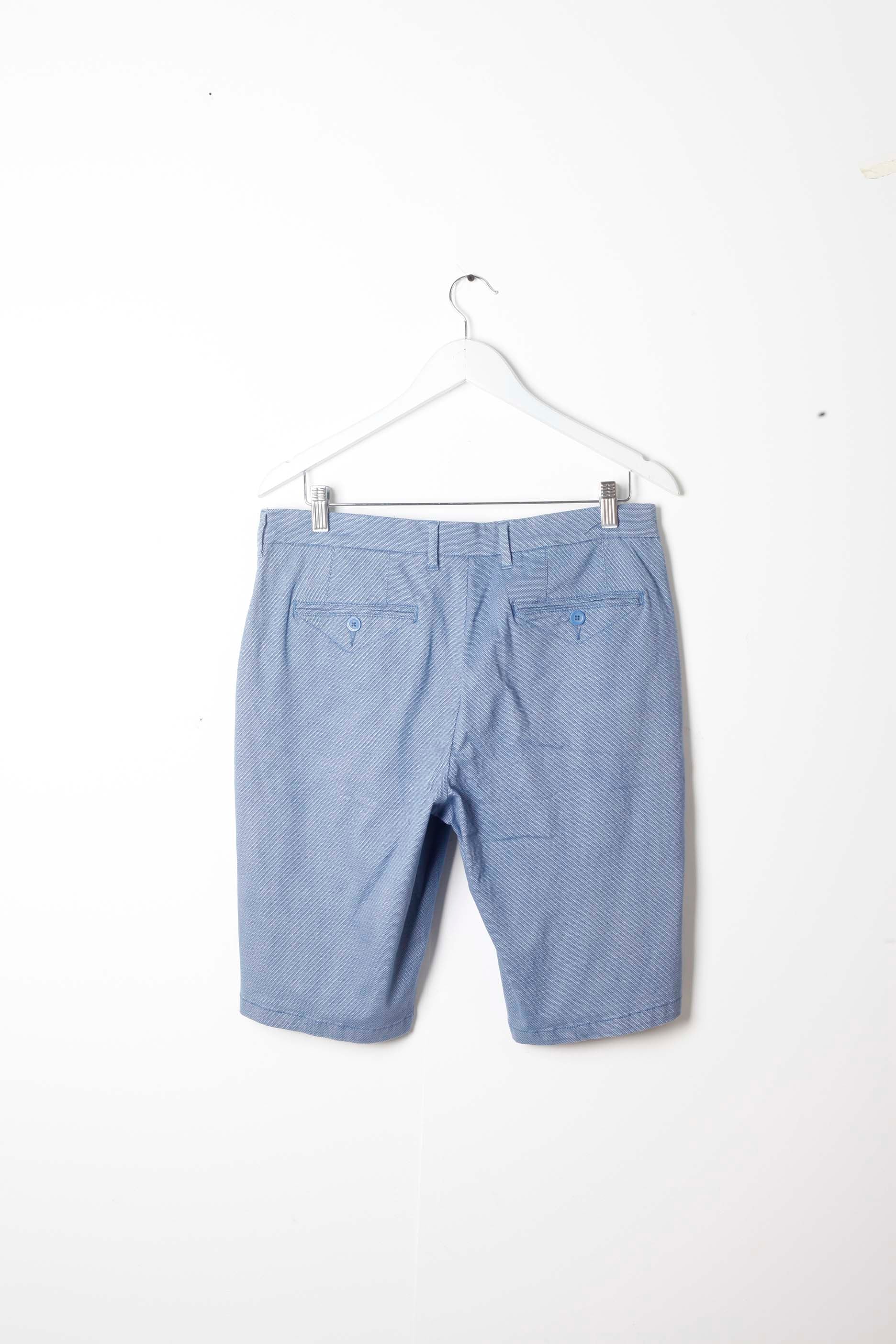 Mens Blue Chino Shorts