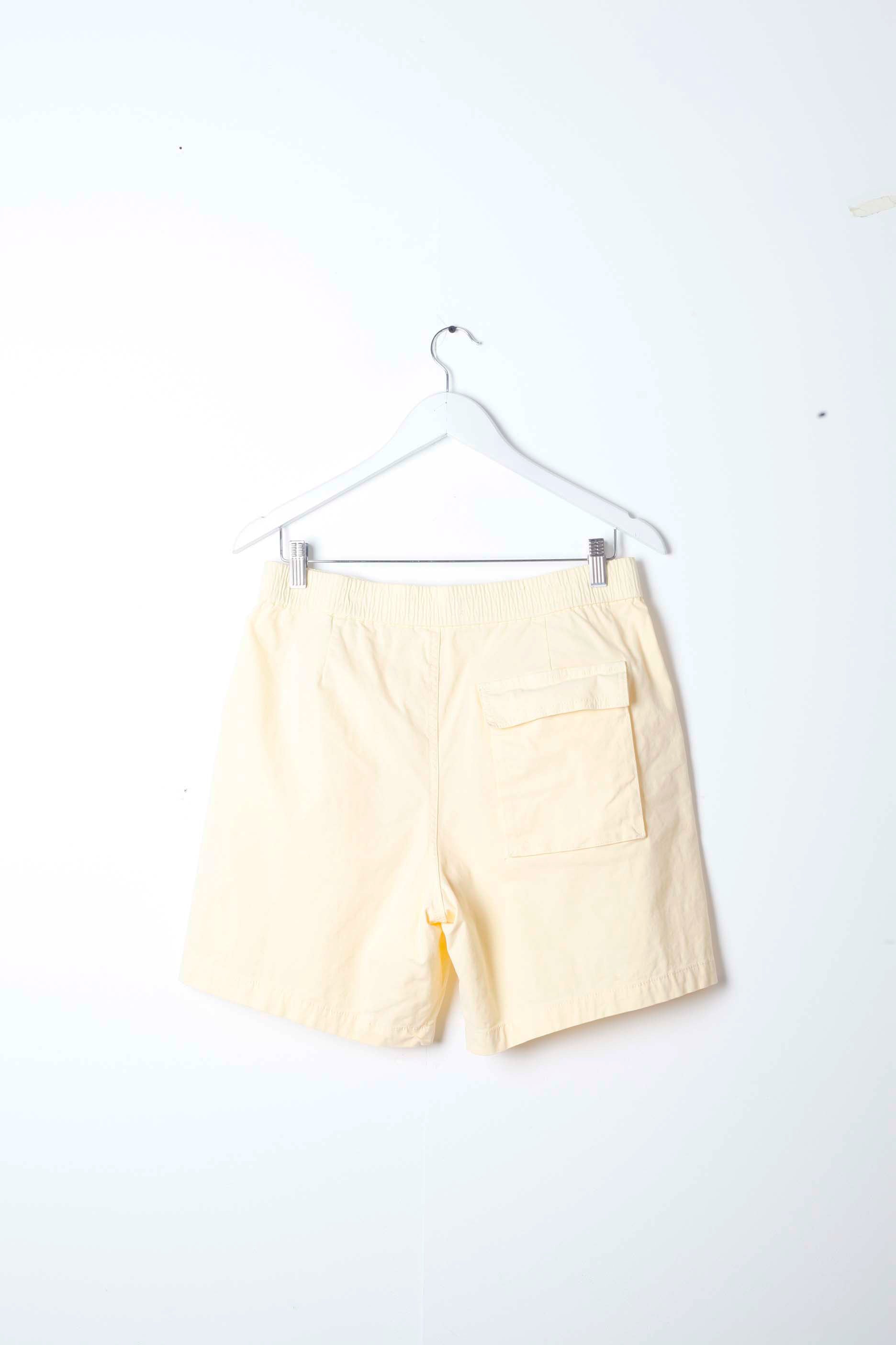 Mens Pale Yellow Chino Shorts