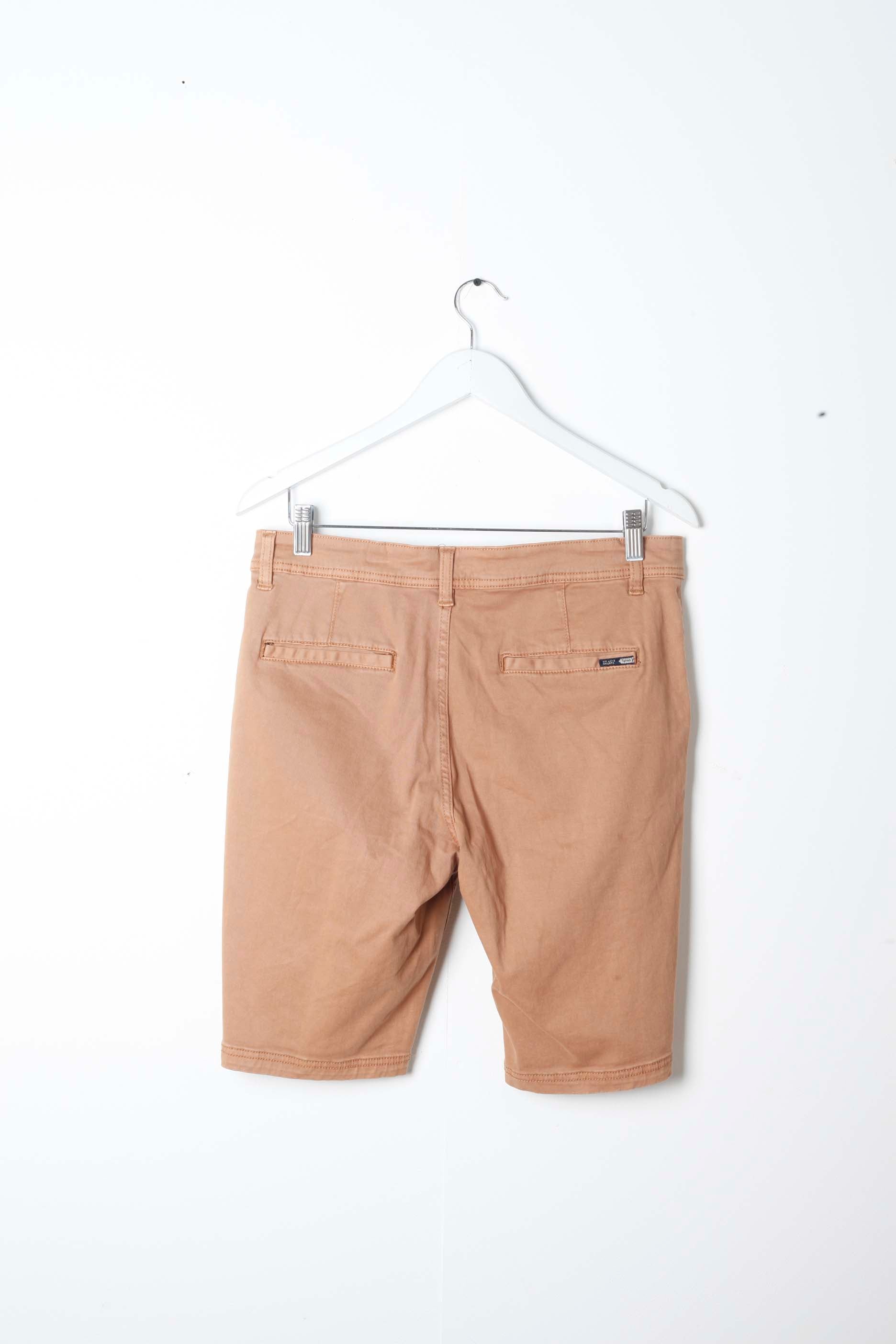 Mens Tan Chino Shorts