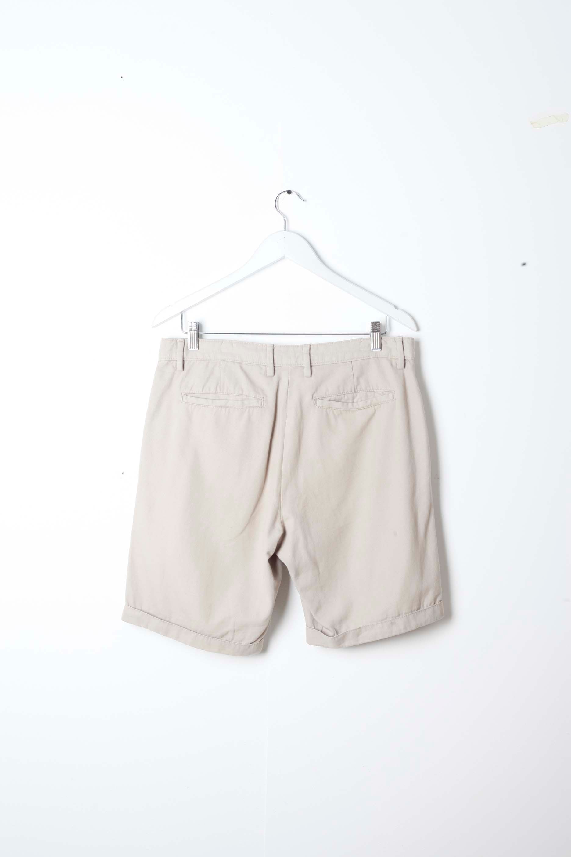Mens Beige Chino Shorts