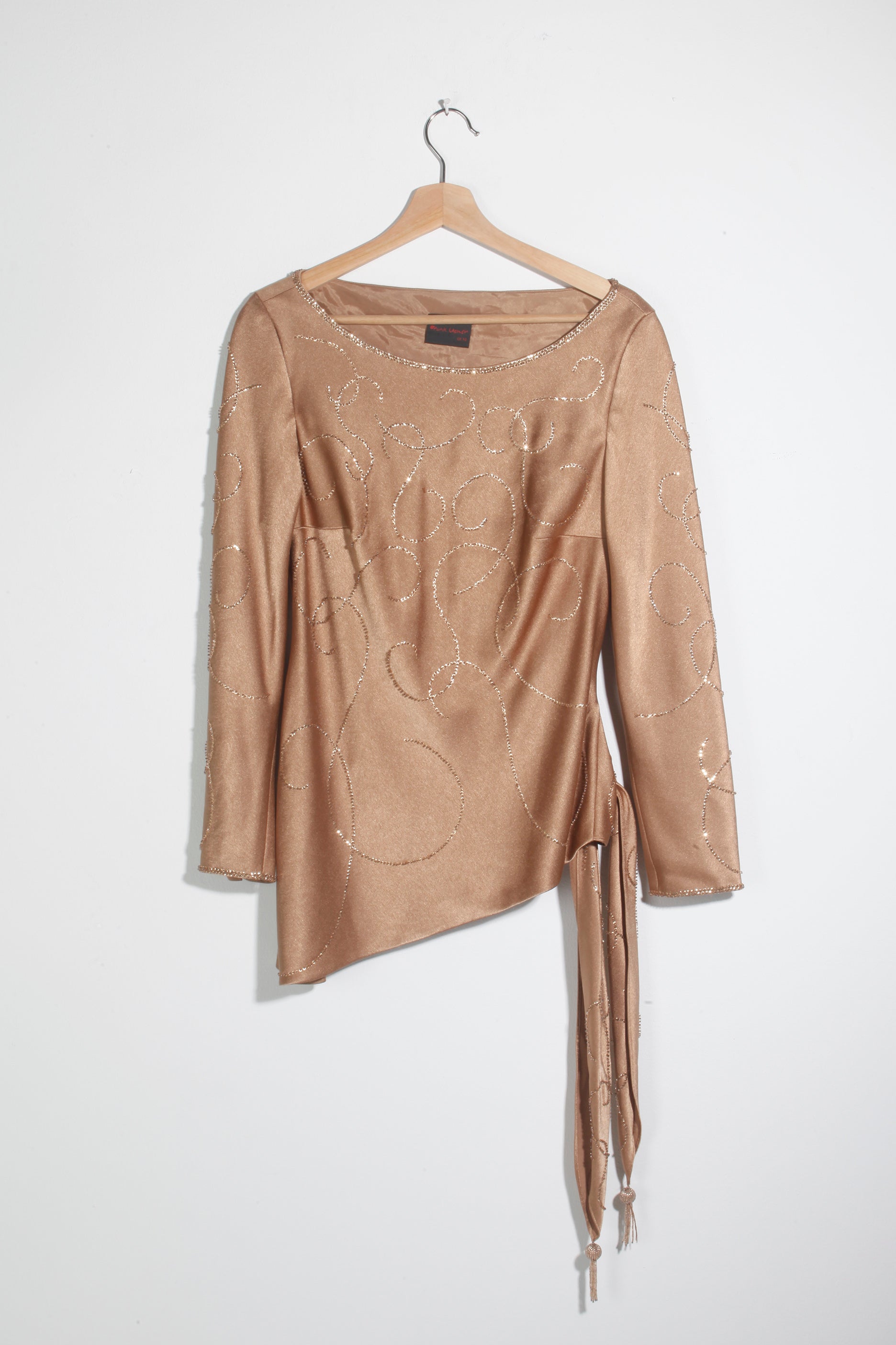 Franck Usher Gold and Sequin Top